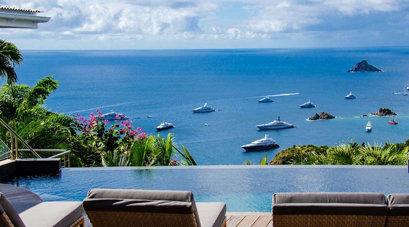 Deck at WV VLC, Lurin, St. Barthelemy