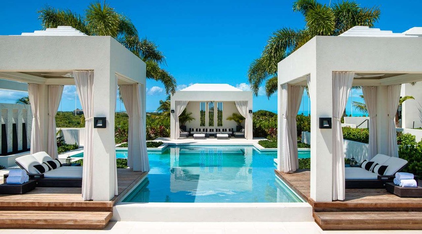 Villa Pool at TC TRI, Long Bay Beach, Turks & Caicos