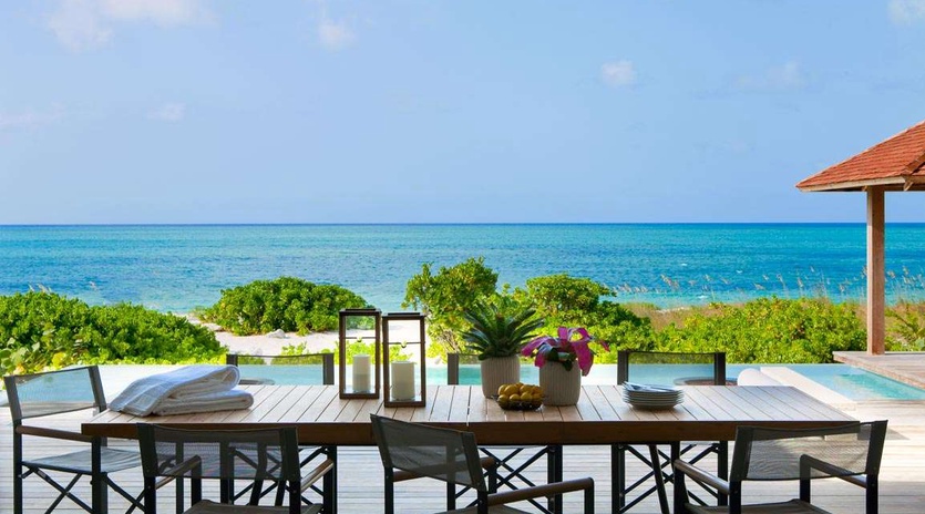 Patio at TC RES, Grace Bay/Beachside, Turks & Caicos