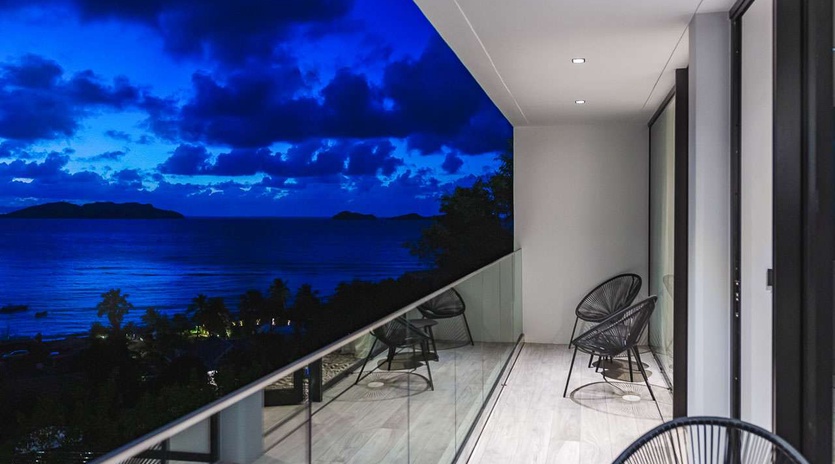 Terrace at WV TAR, Camaruche, St. Barthelemy