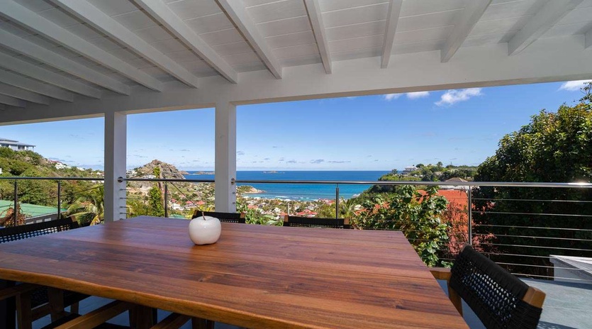 Veranda at WV RID, Anse des Cayes, St. Barthelemy