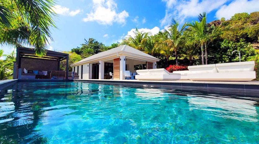 Villa Pool at WV CRK, Petit Cul de Sac, St. Barthelemy