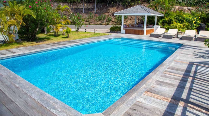 Villa Pool at WV CAR, Lorient, St. Barthelemy