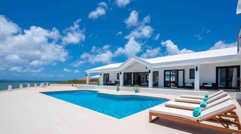 Villa Pool at AXA PBA, Blowing Point, Anguilla