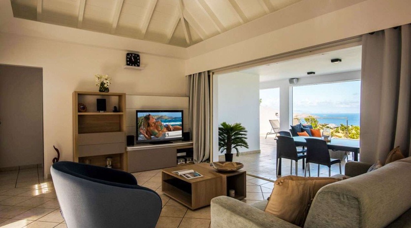 Living Room at WV ALO, Vitet, St. Barthelemy