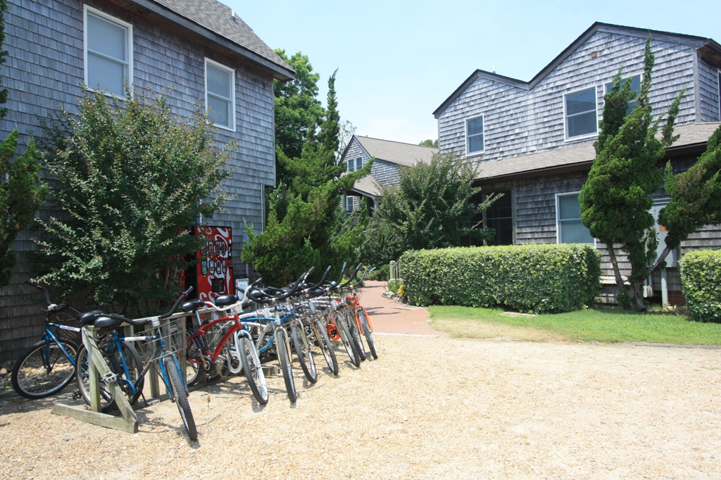 Bikes and Pool House at Villas
