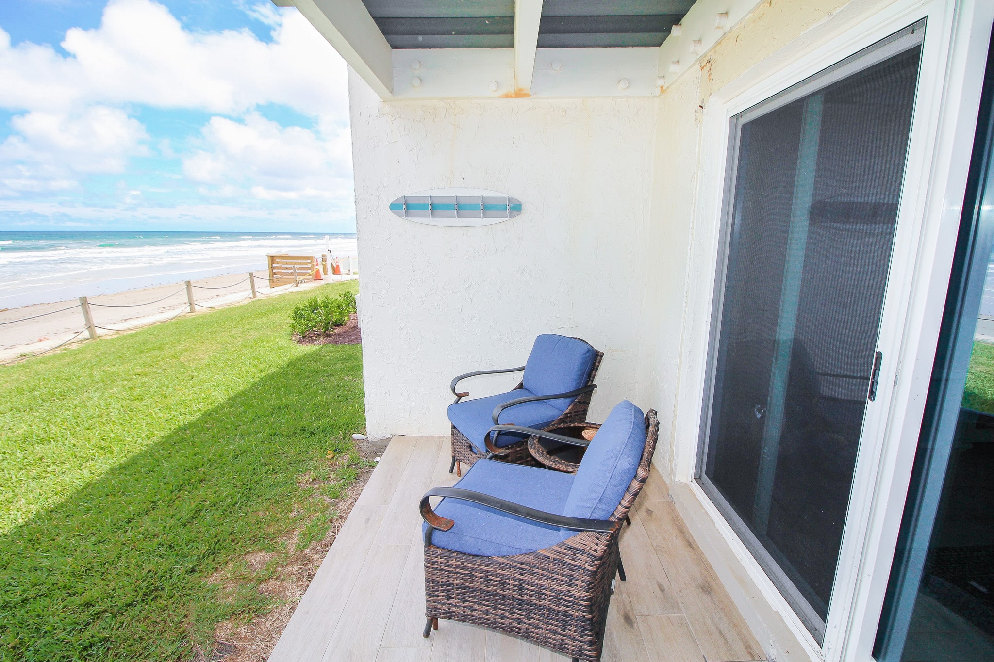 Unwind to the sound of ocean waves in your backyard