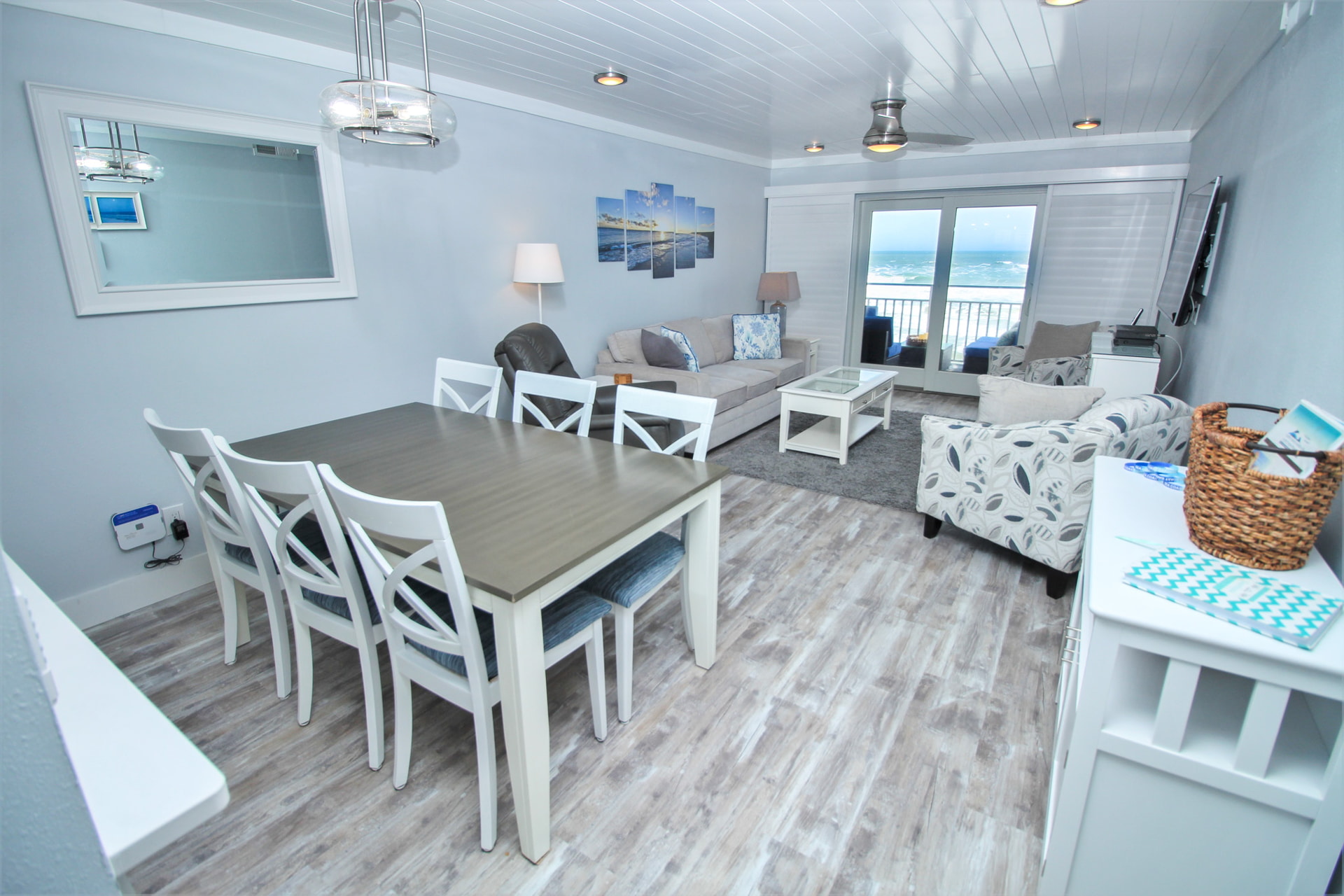 Dining table for six