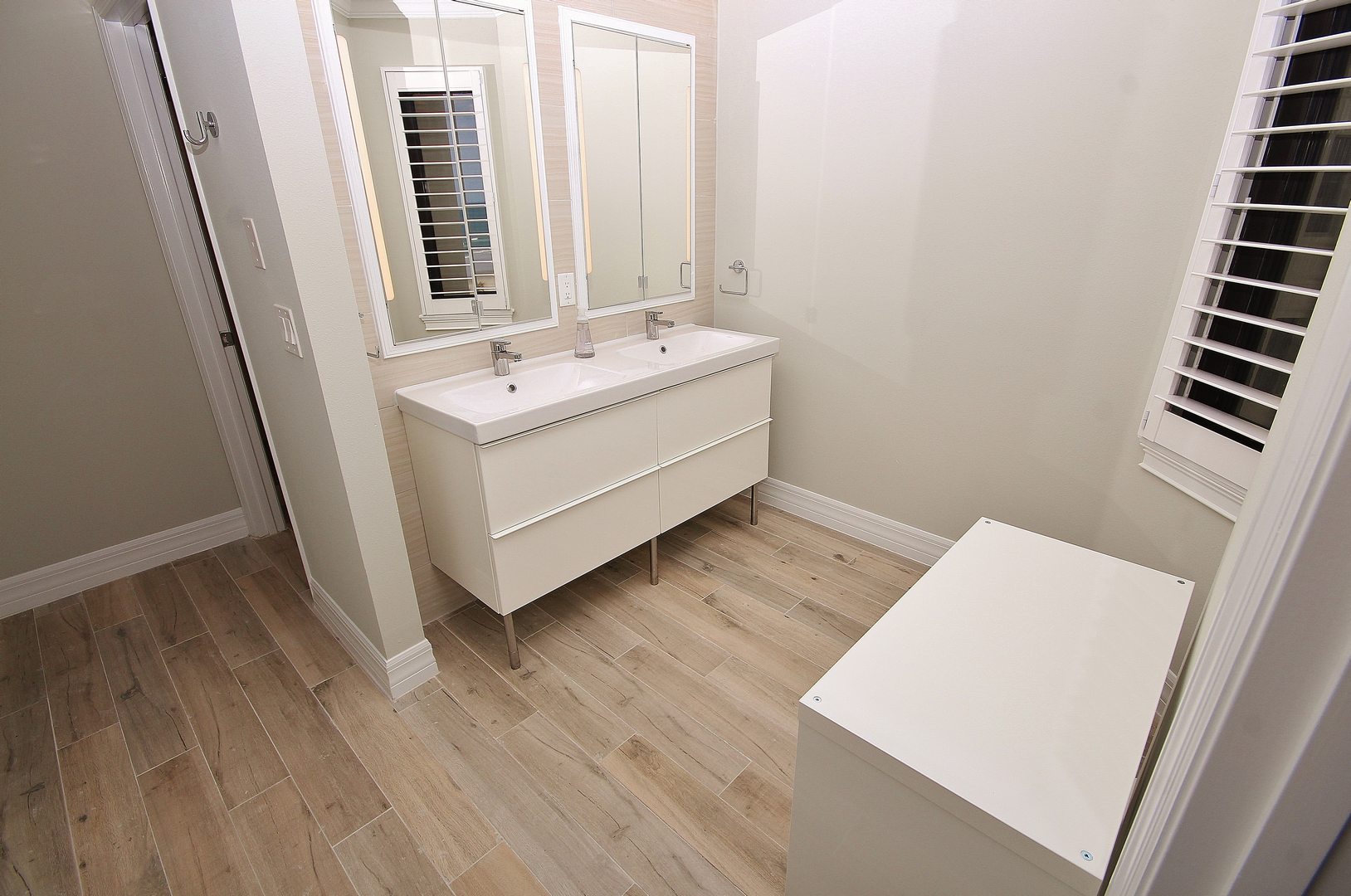 Double Sinks in Primary Bathroom