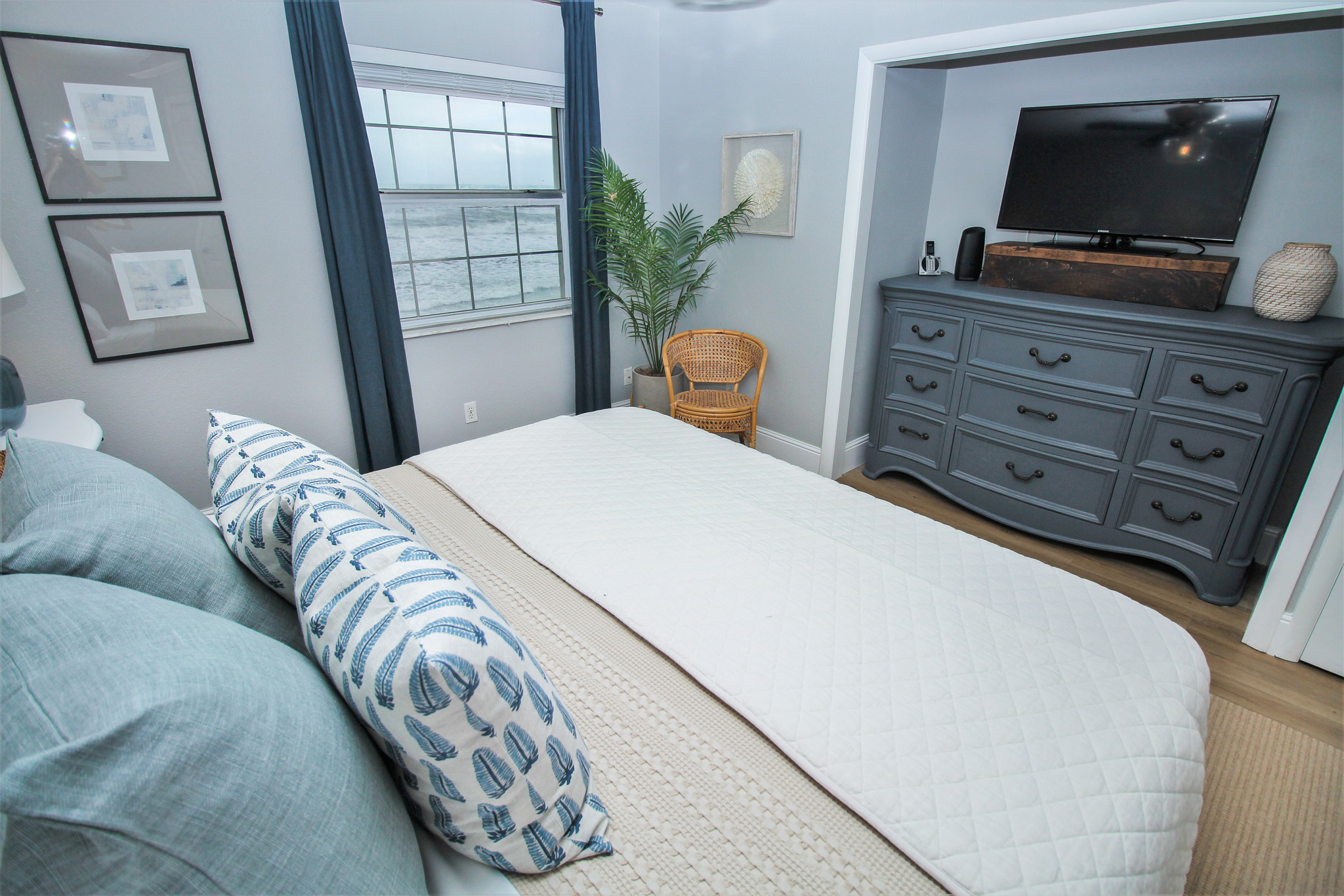 Smart TV in bedroom