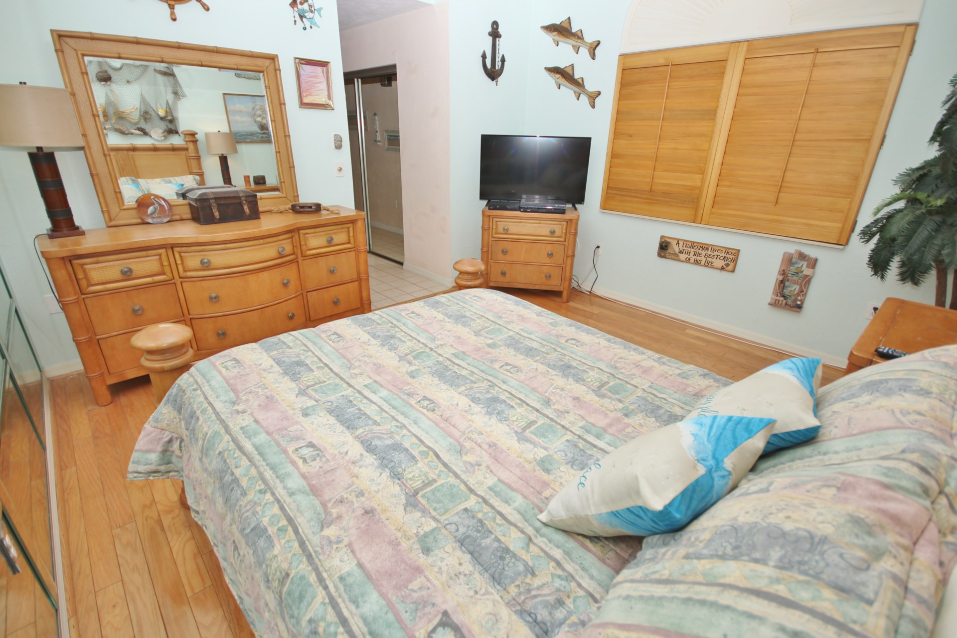 TV in Primary Bedroom