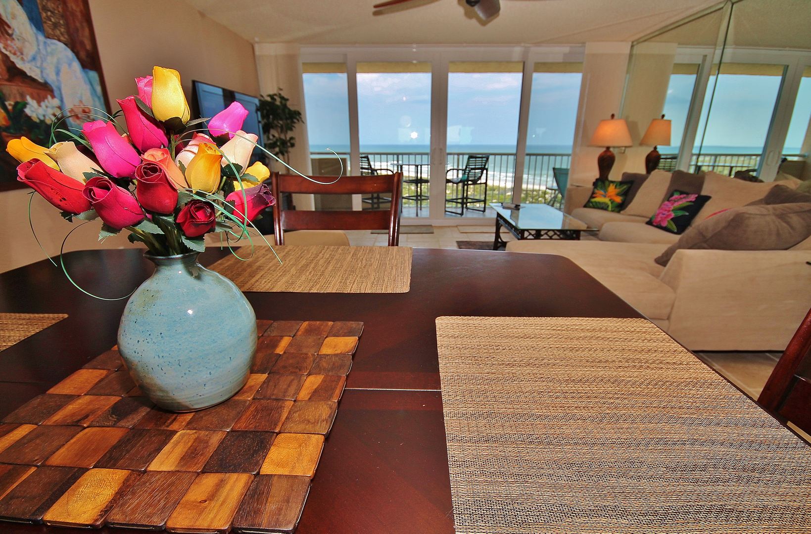 See the Ocean from the Dining Table