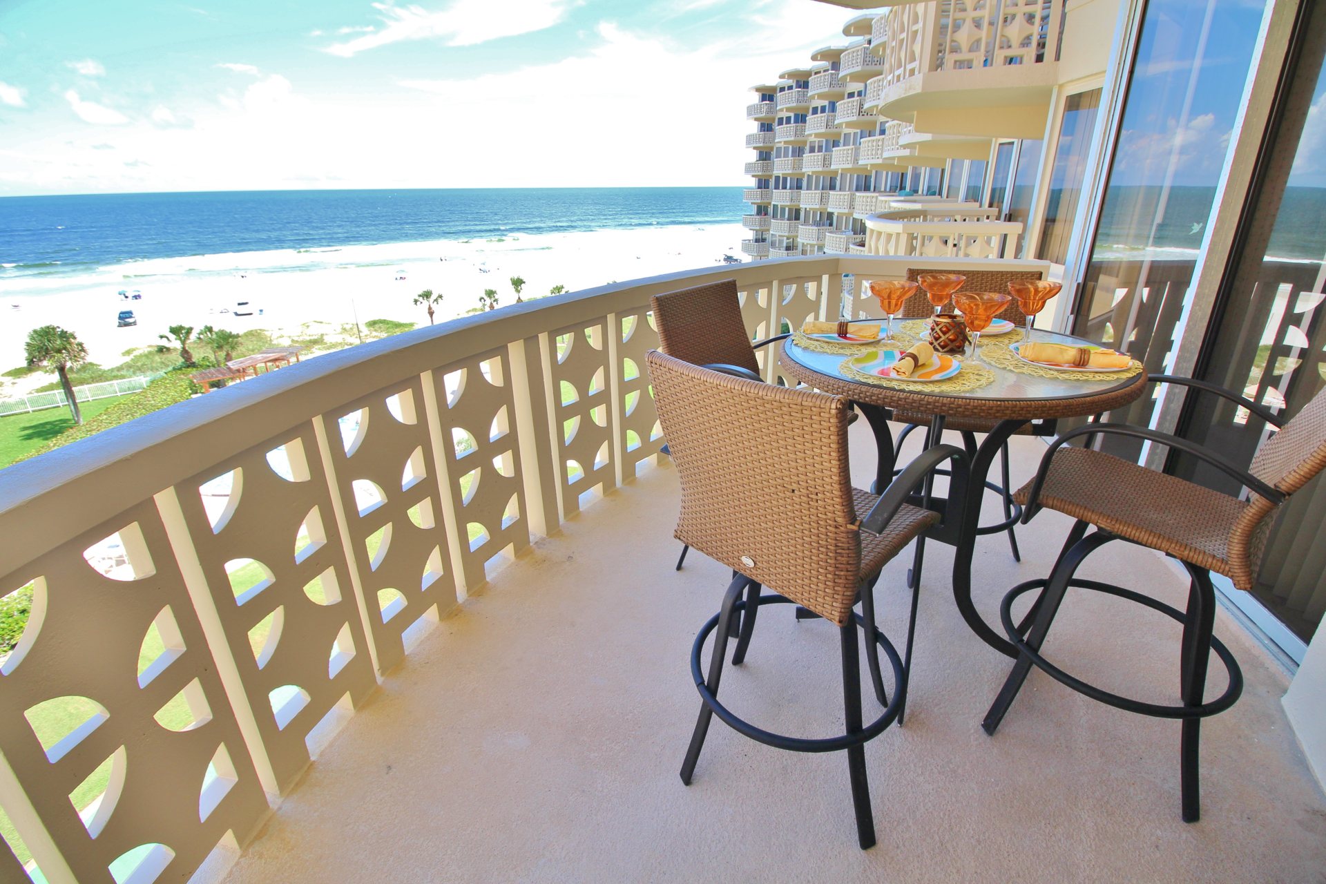 Furnished Balcony with Striking View