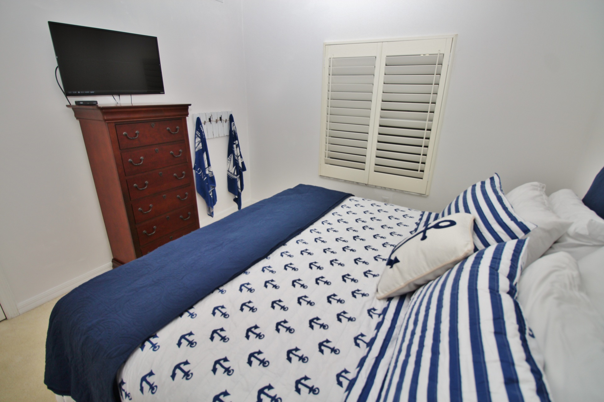 King bed in third bedroom