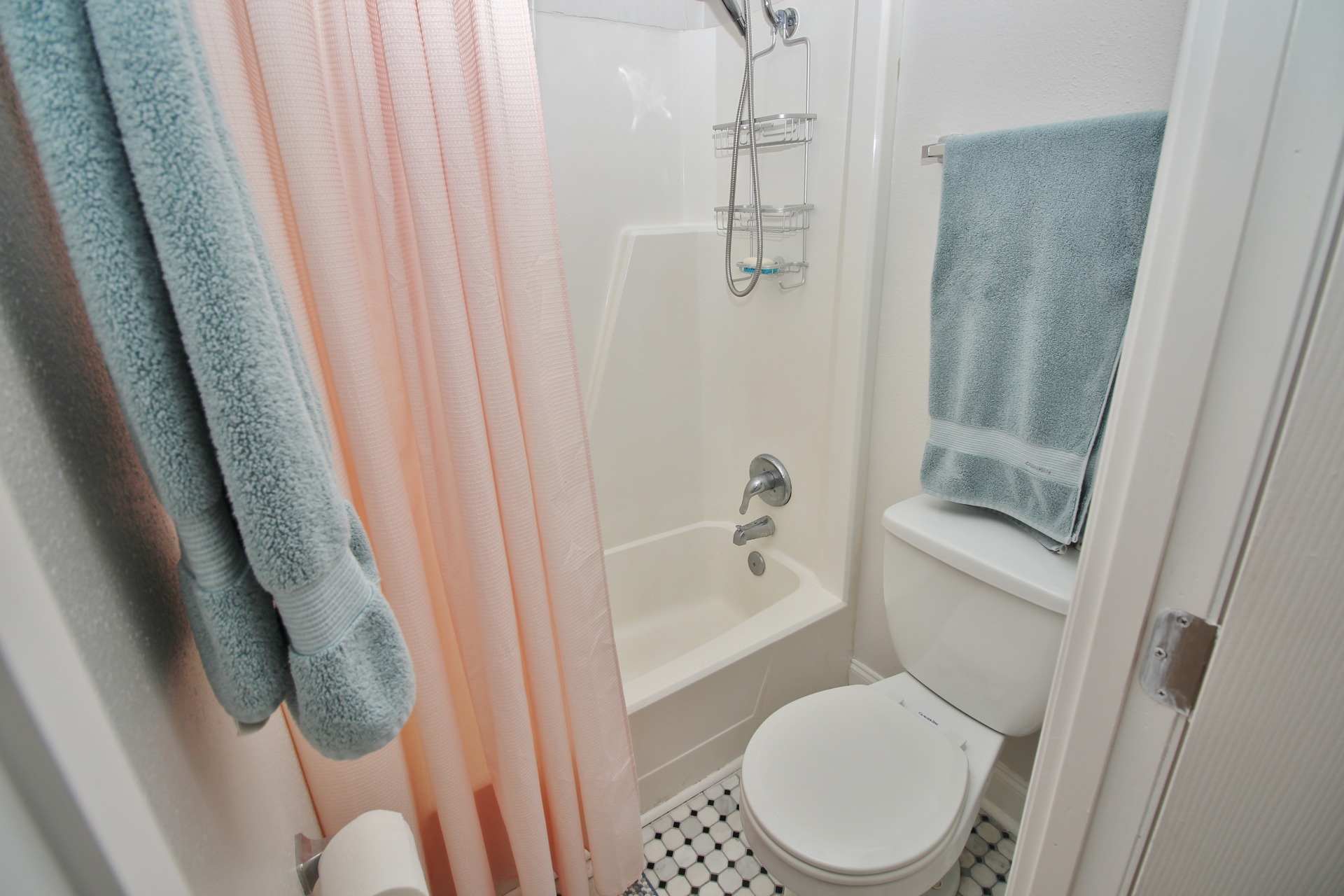 Shower & Tub  Combo in Primary Bathroom