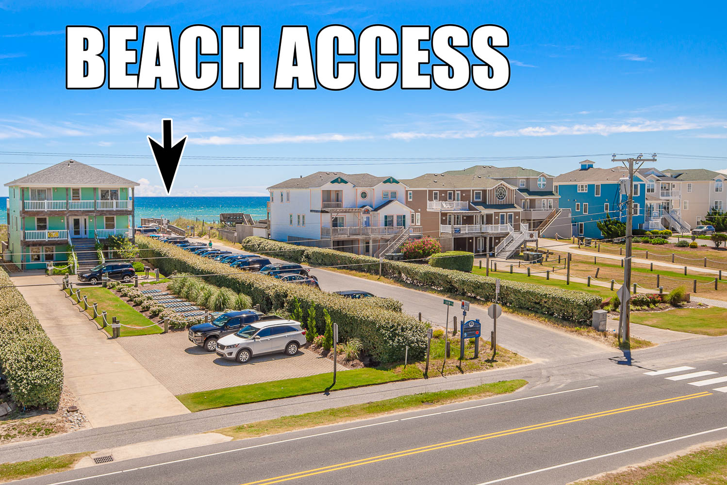 Top Level View of Beach Access