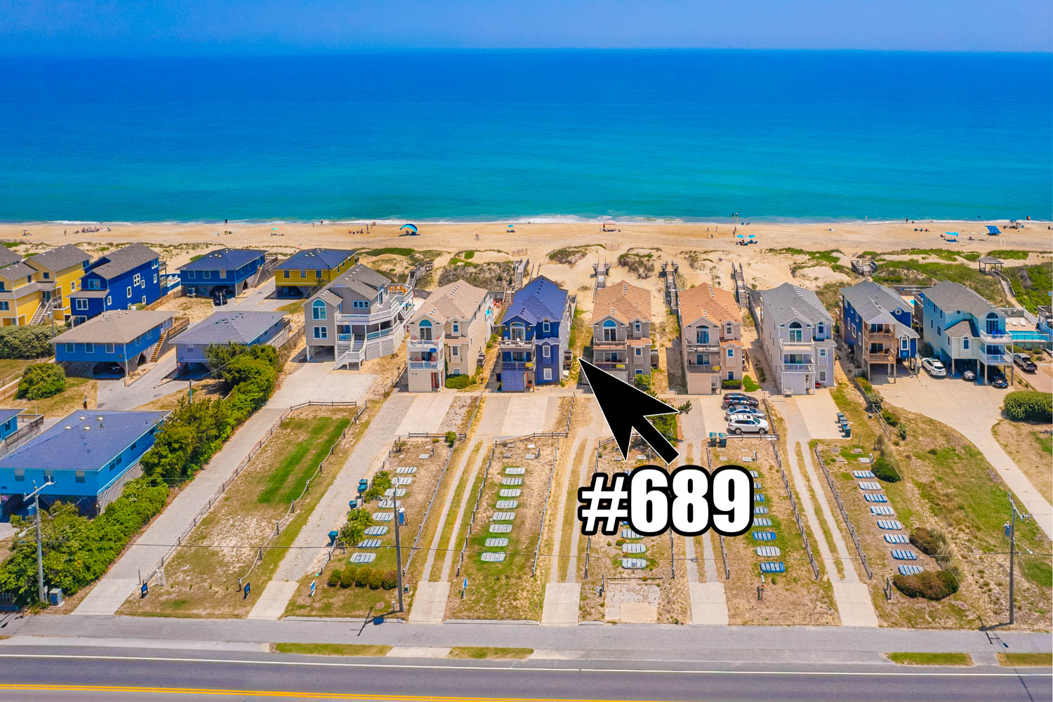 Aerial of 689 | Beach Oasis