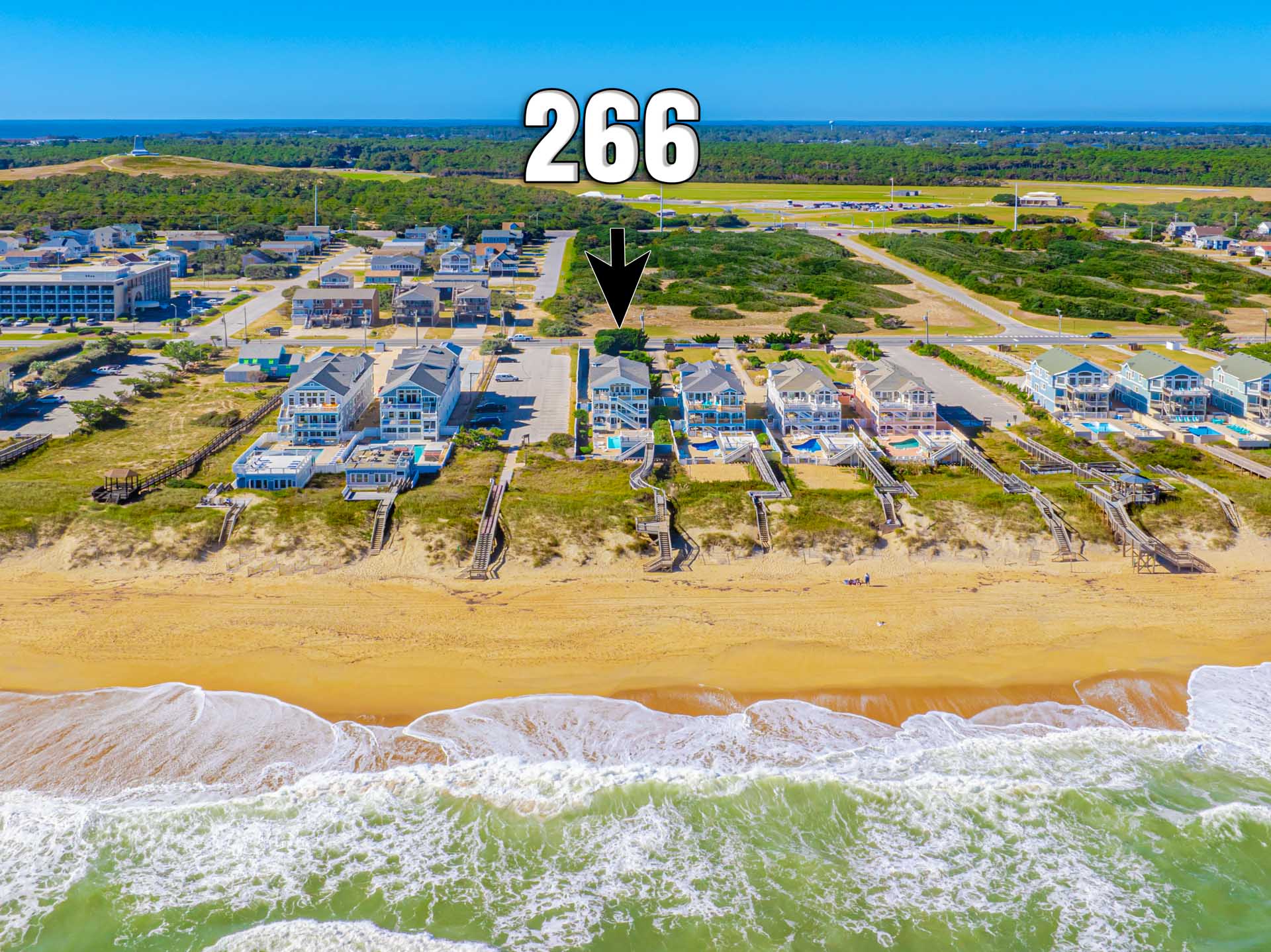 Aerial of 266 | Playa Azul & Beach