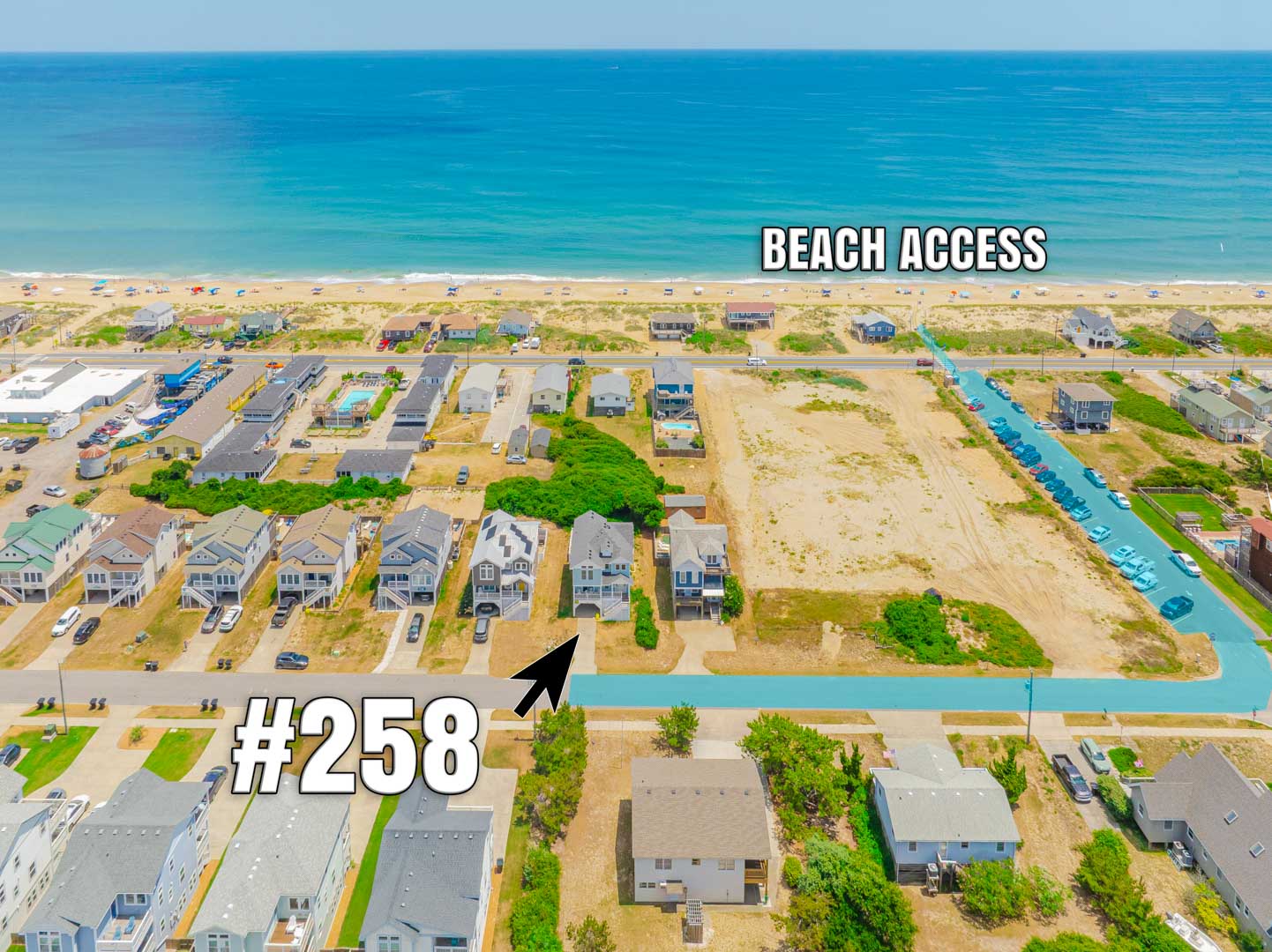 Aerial View of 258 | Taste Of Salt & Beach Access