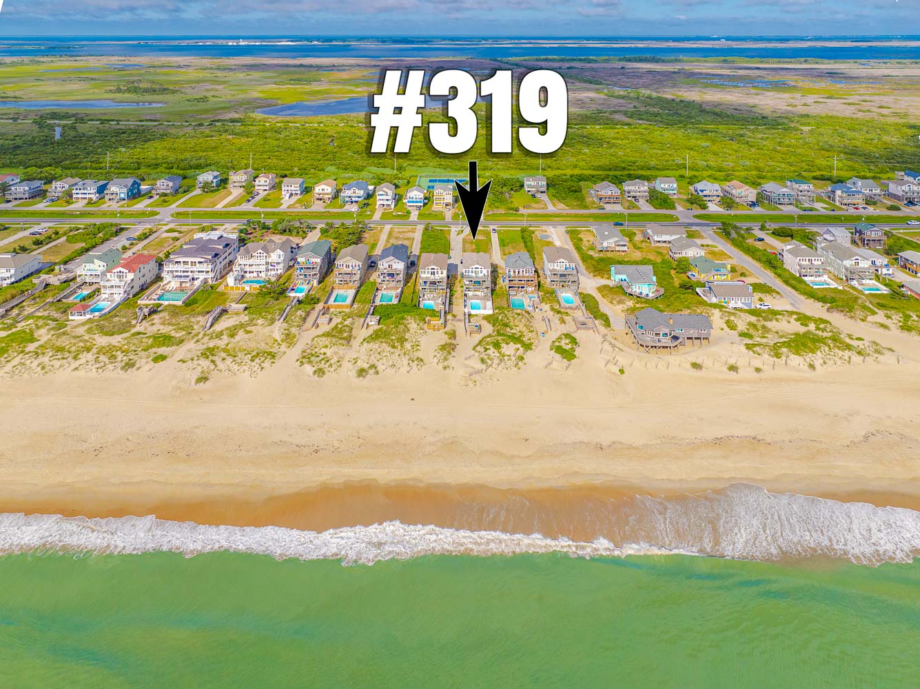 Aerial View of 319 | Sand Dollar