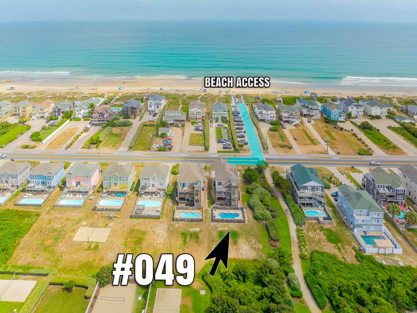 Aerial of 049 | Second Flight & Beach Access