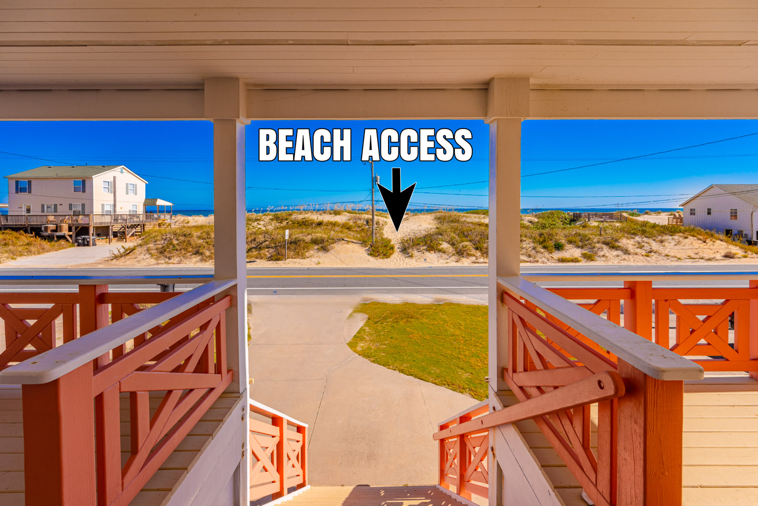 Mid-Level View of Beach Access