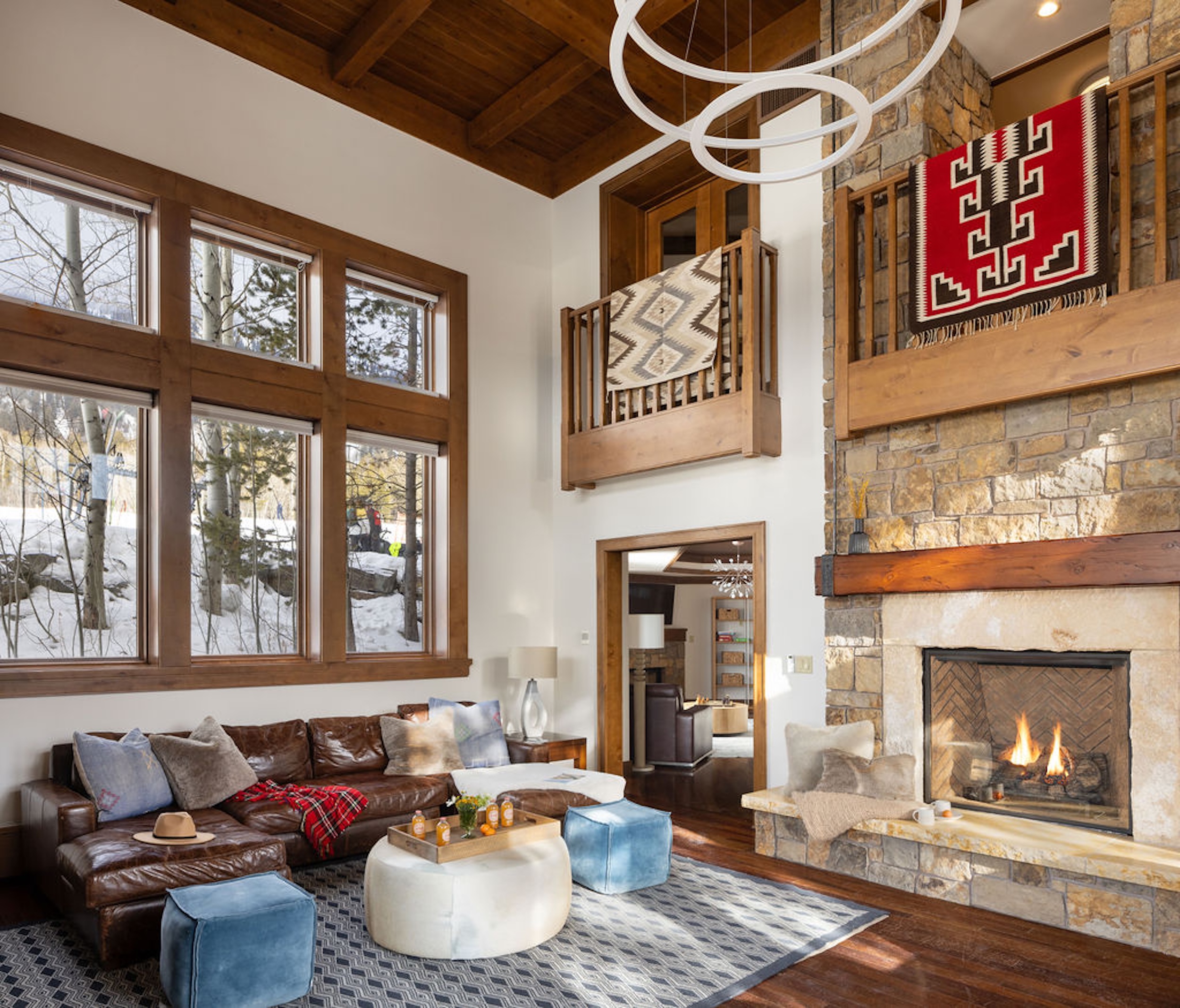 Living Room with Fireplace