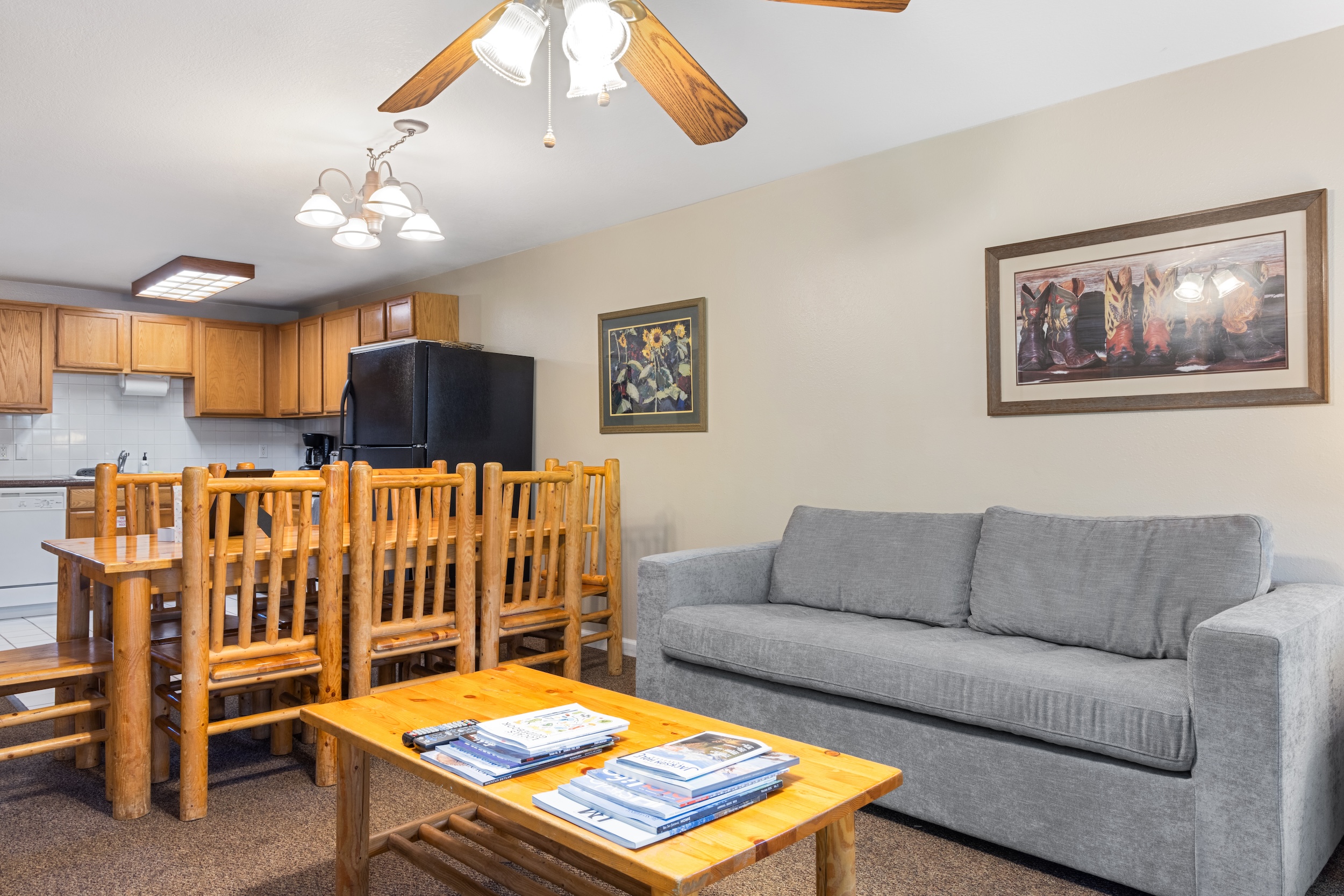Living Room and Dining Area