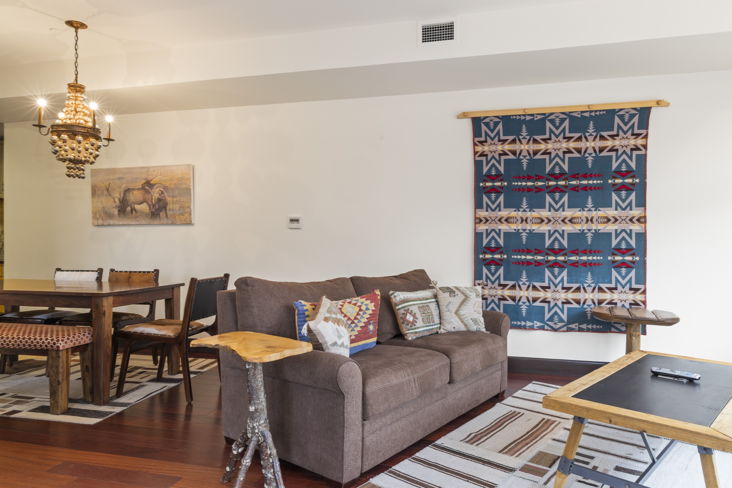 Living Room with Fireplace