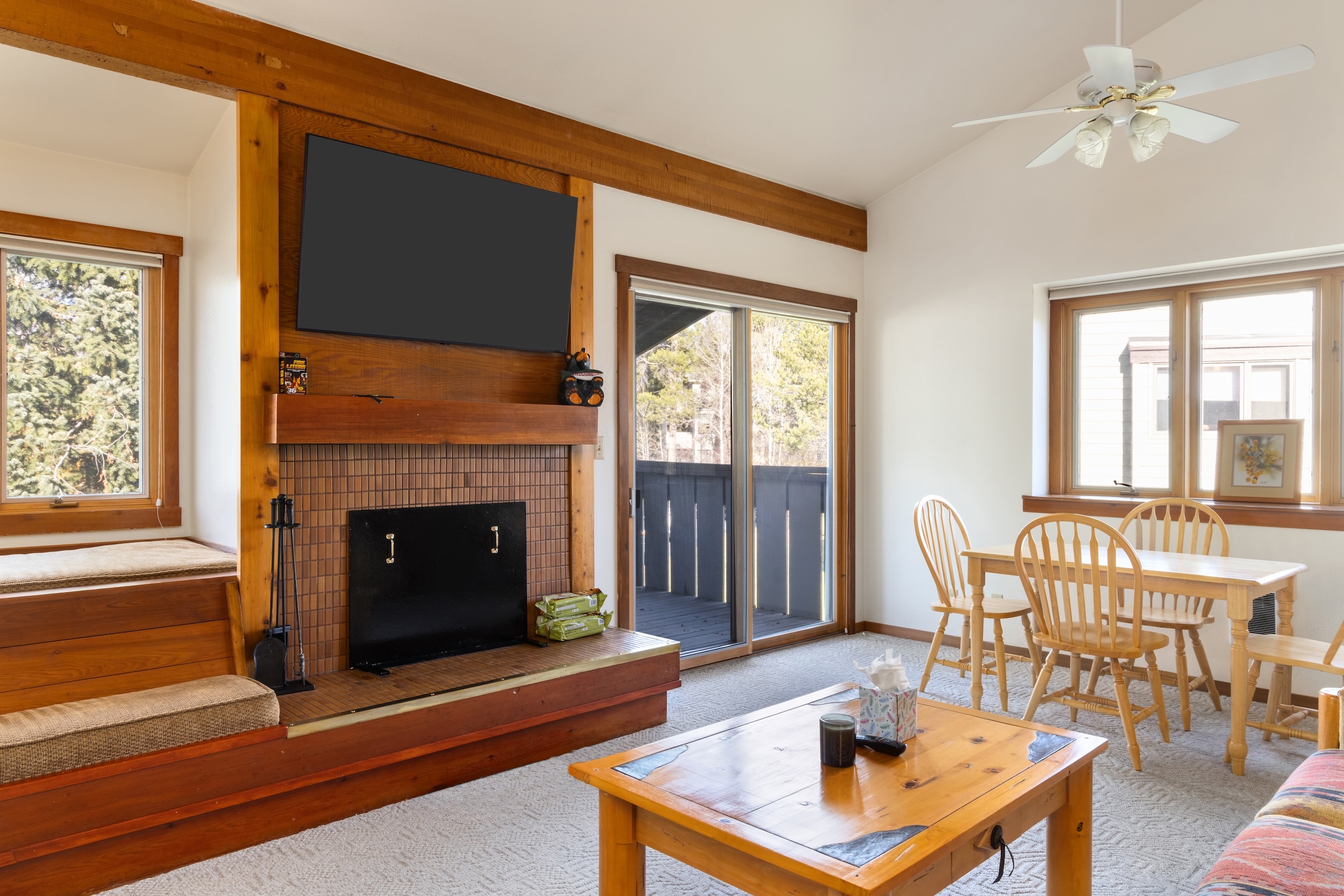 Living Room with Fireplace