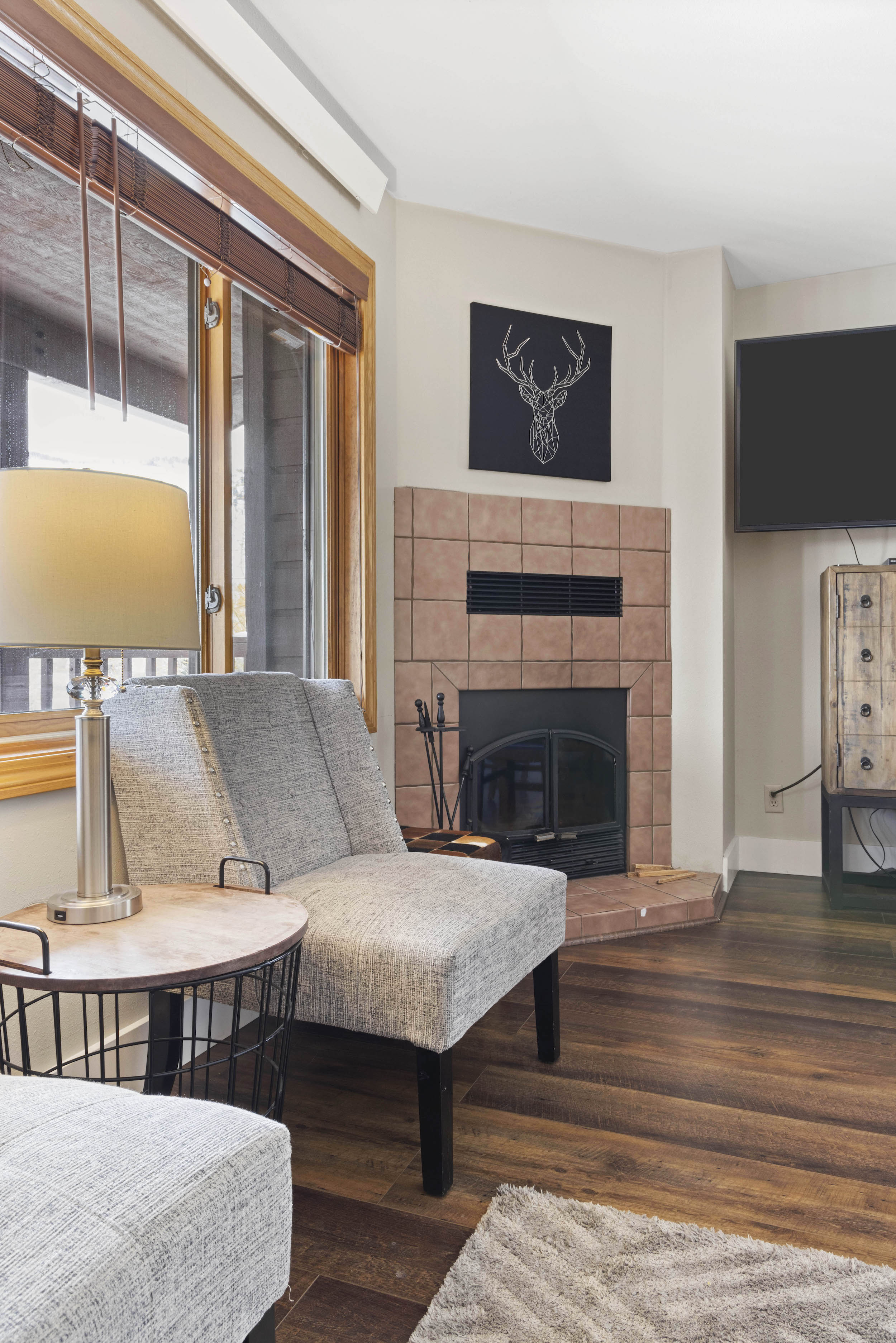 Living Room with Fireplace
