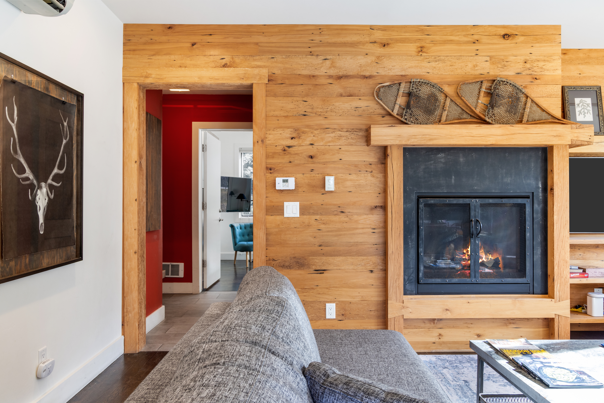 Living Room with Fireplace