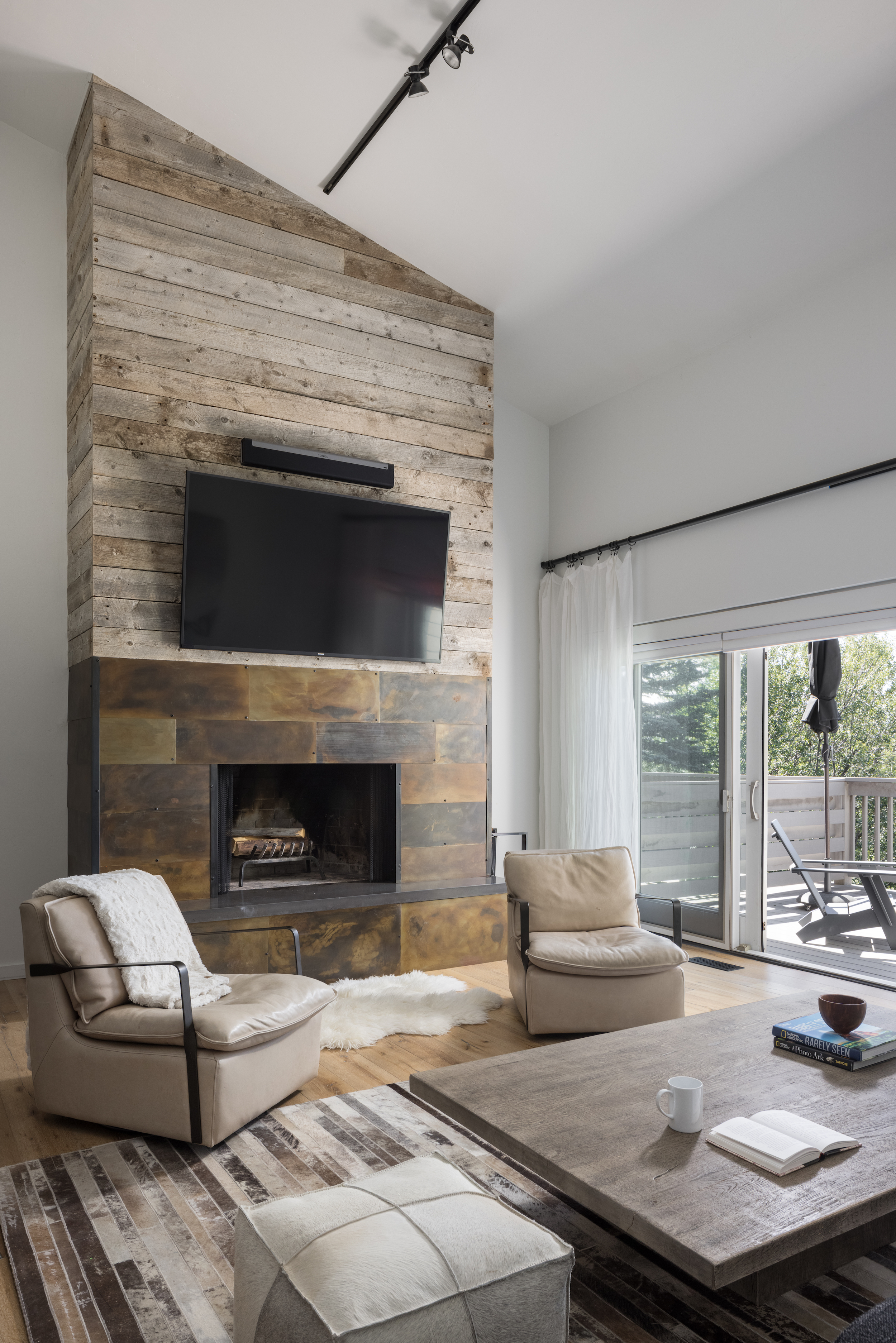 Living Room with Fireplace