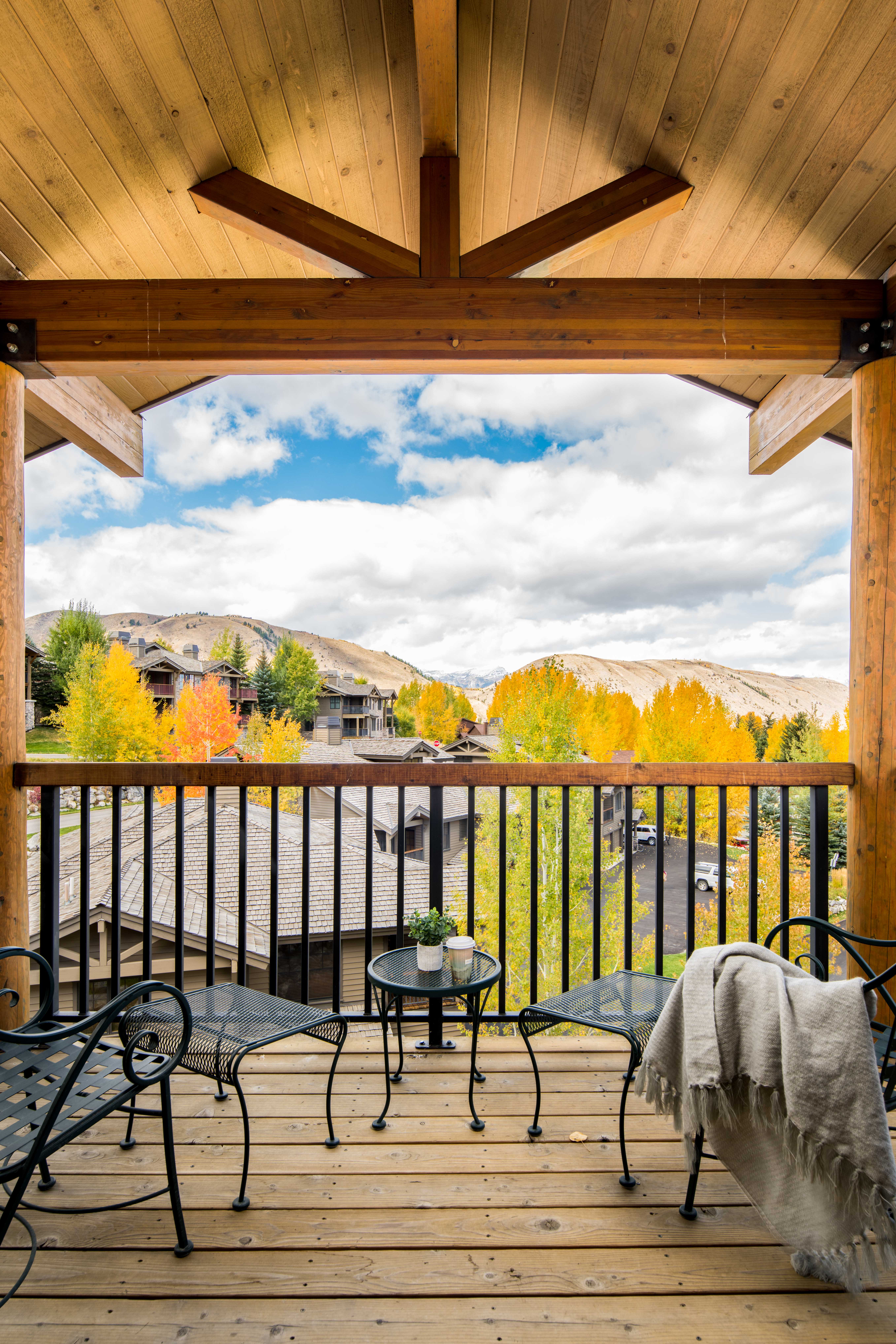 Private balcony