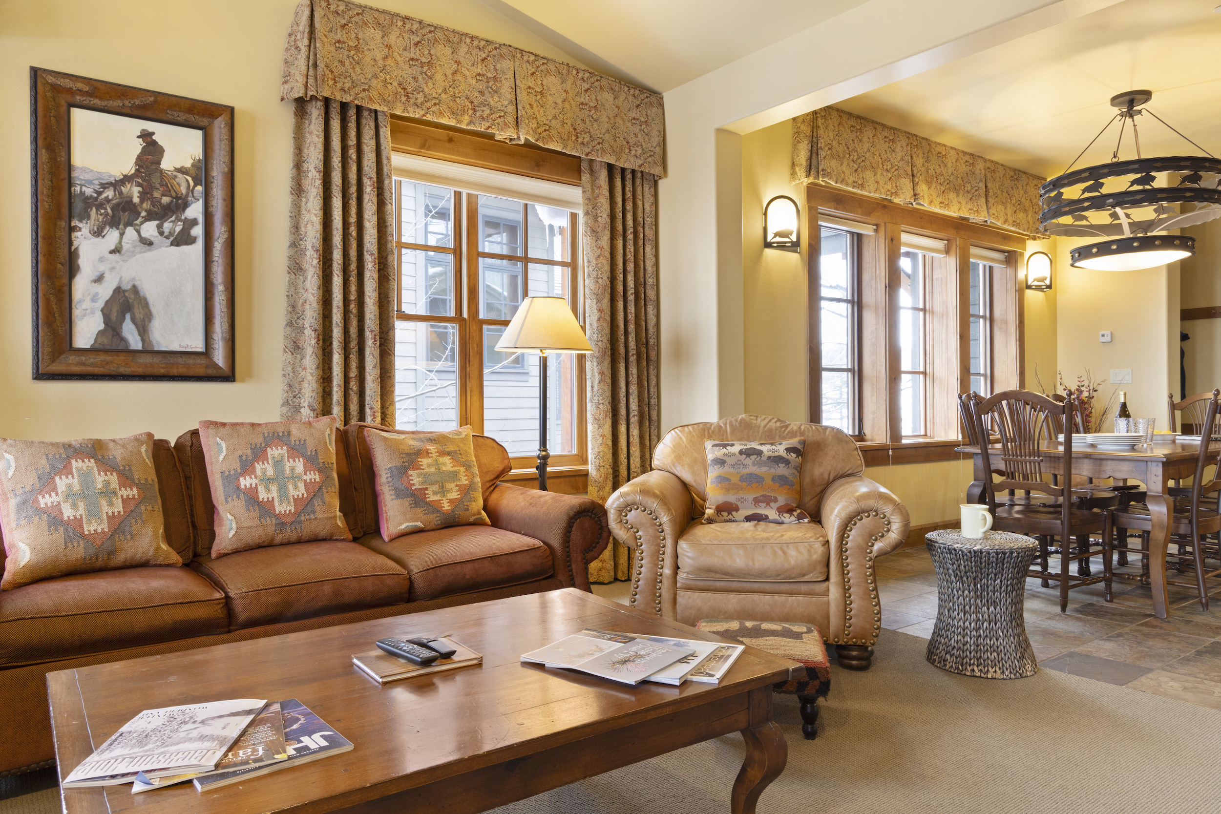 Living Room with Fireplace