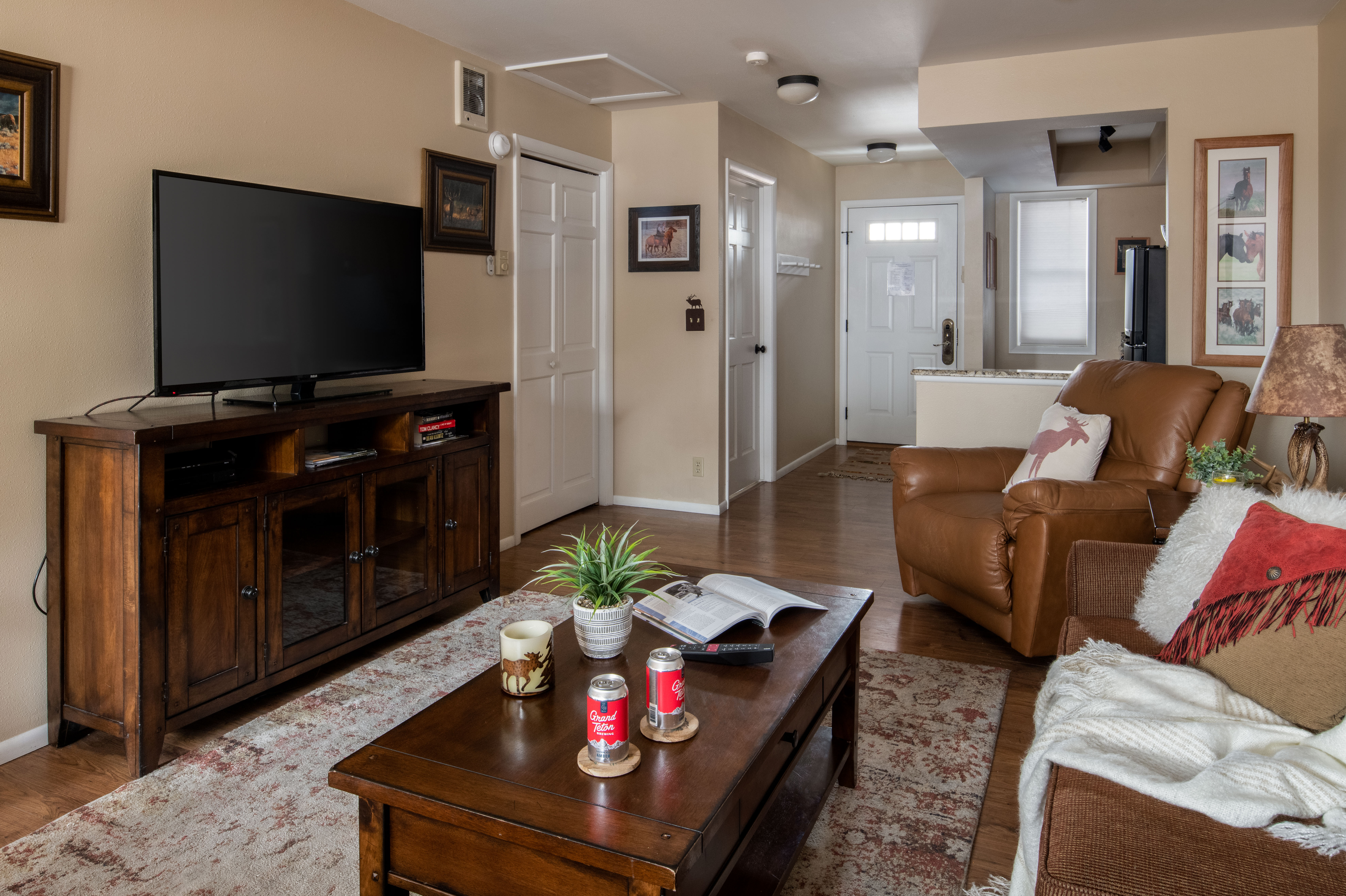 Living Room with Fireplace