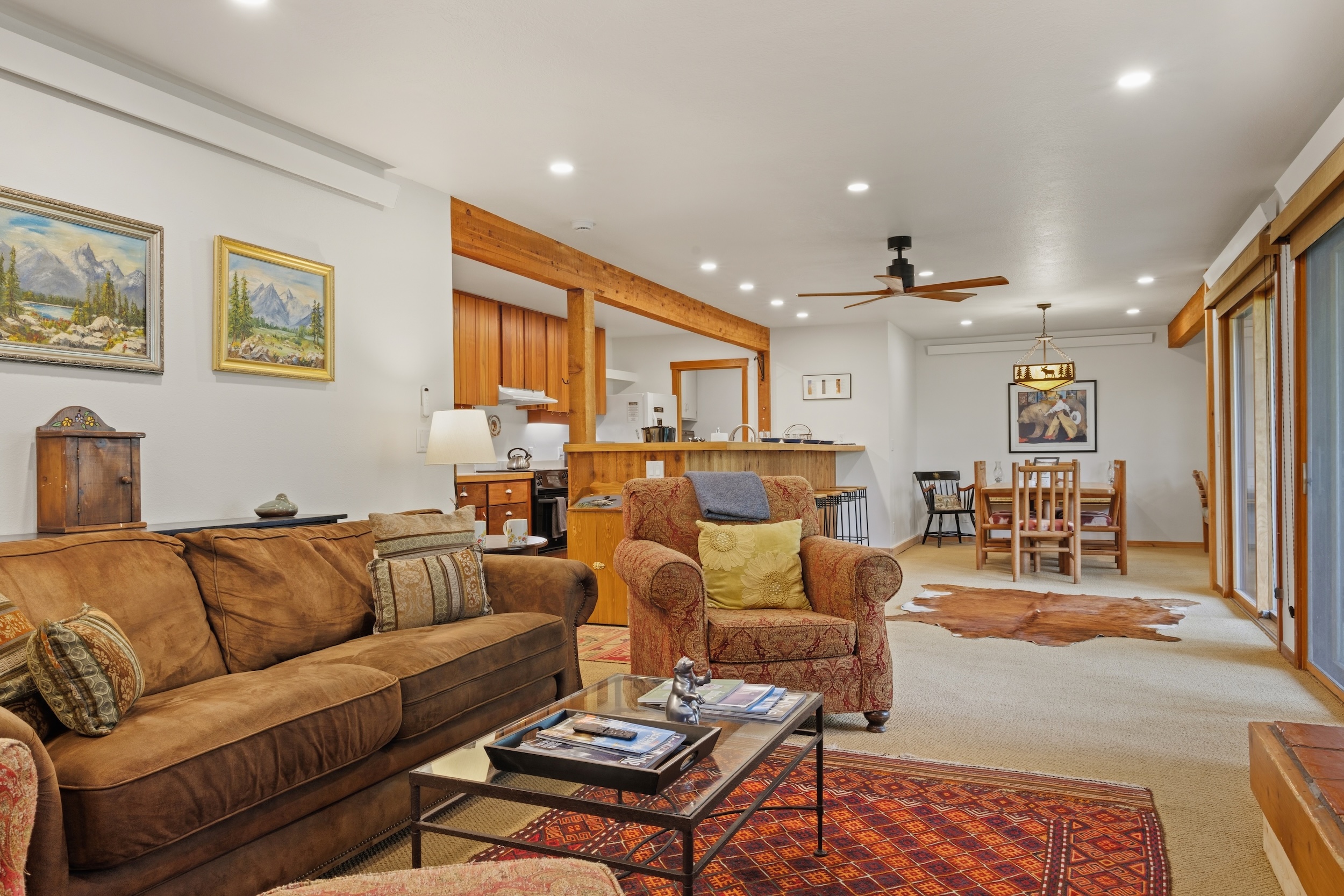 Living Room and Dining Area