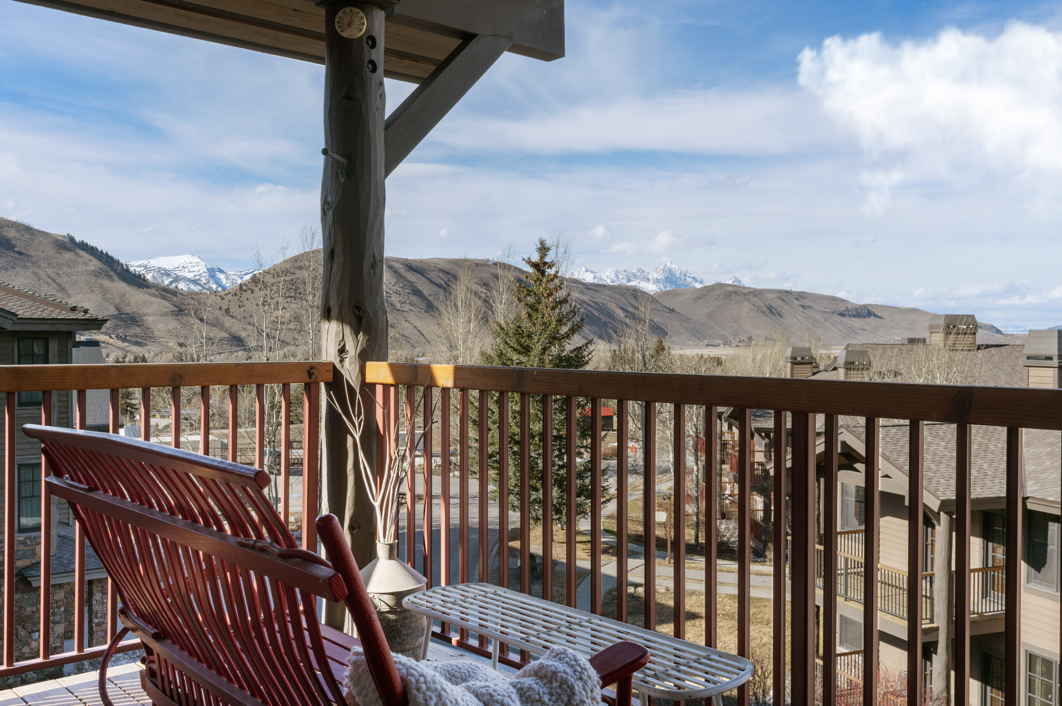 Teton views from the front deck