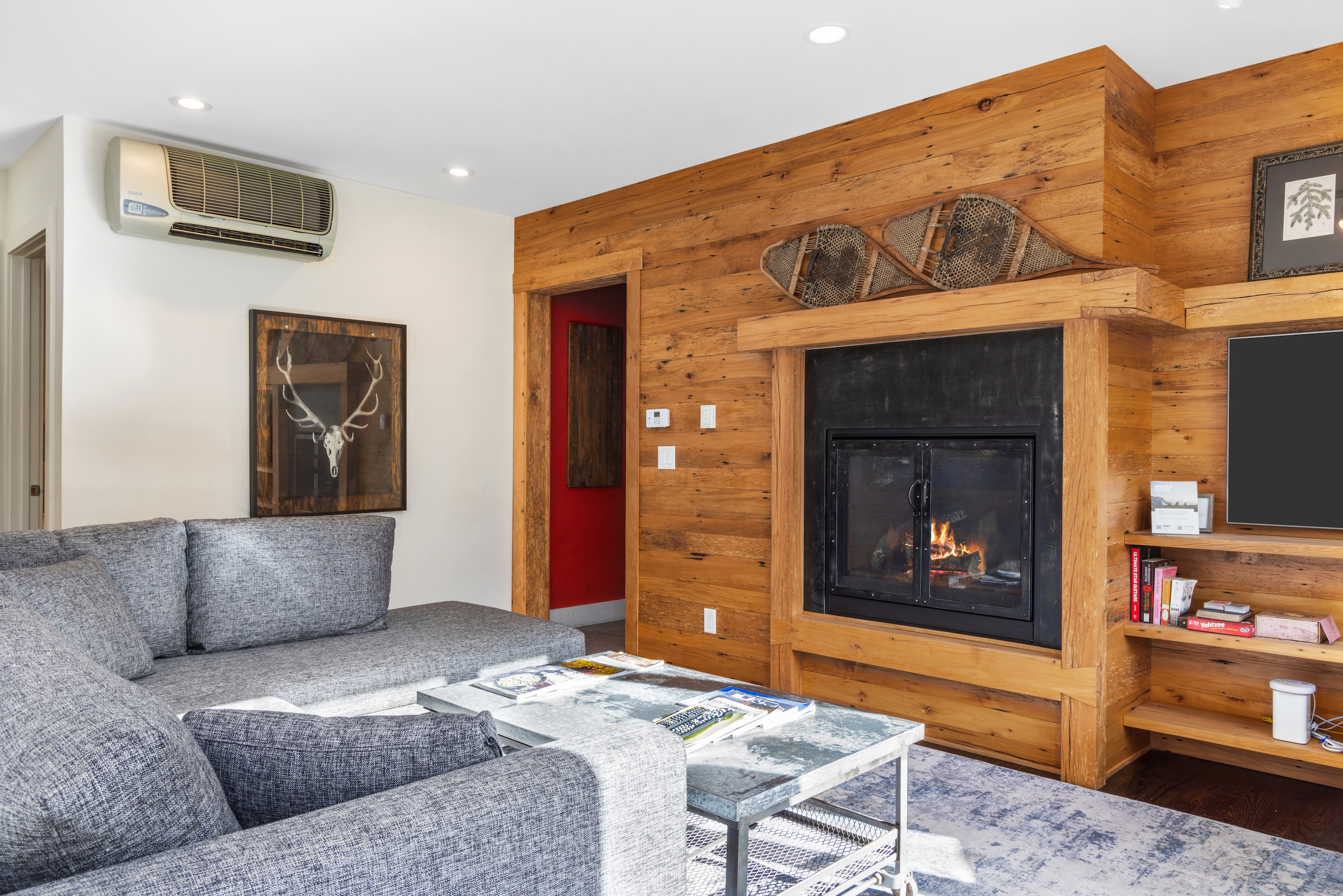 Living Room with Fireplace