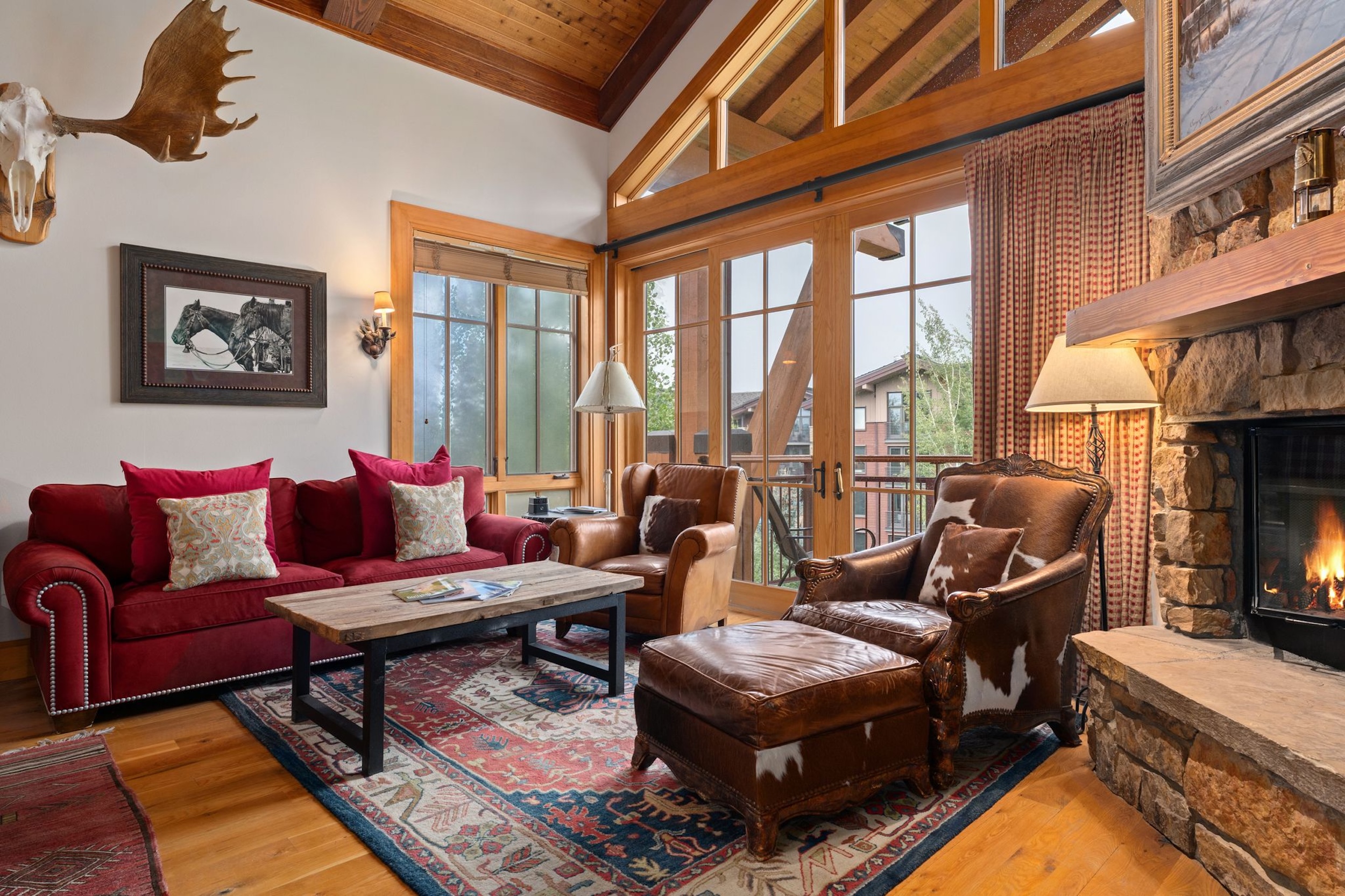 Living Room with Fireplace