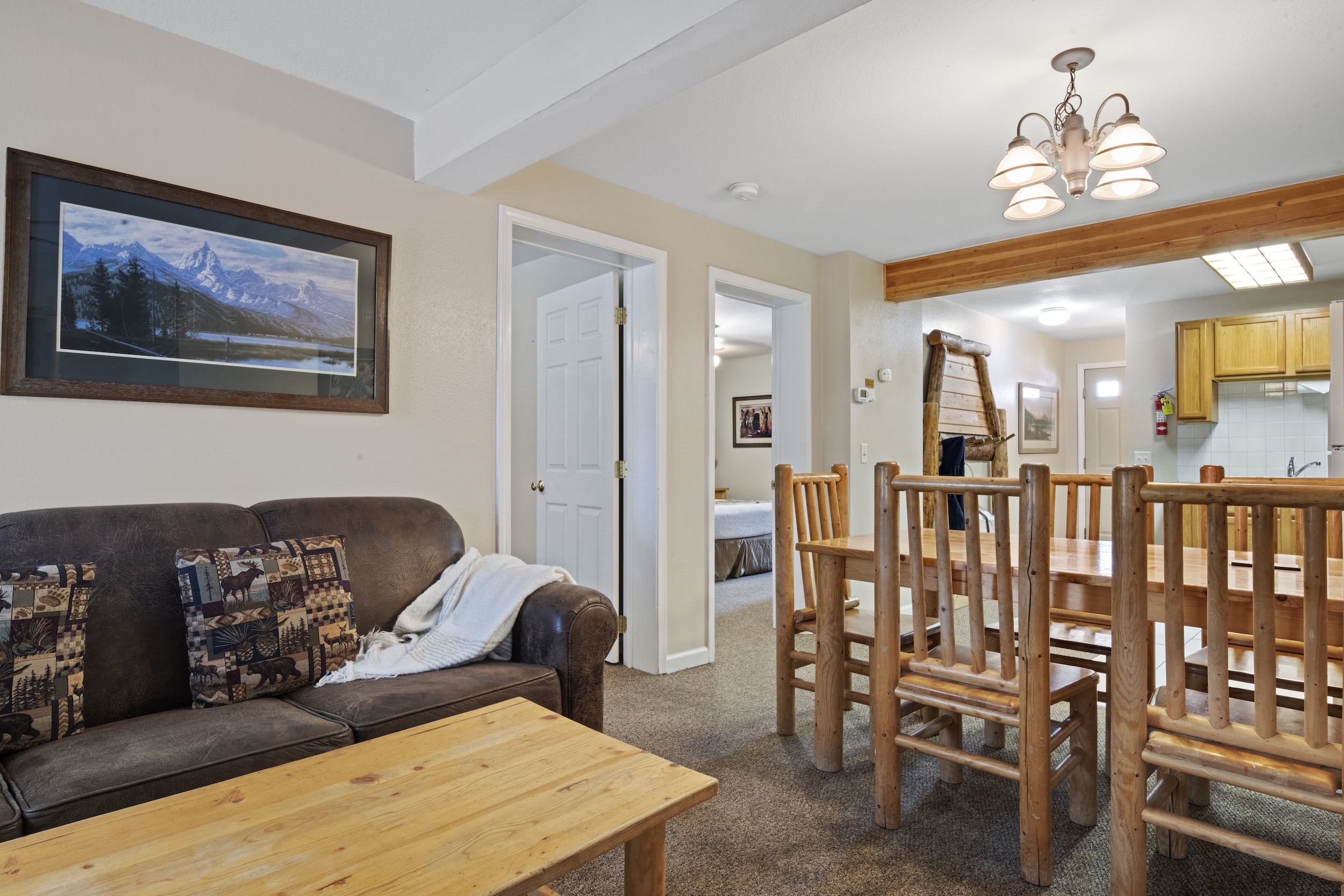 Living Area and Dining Area