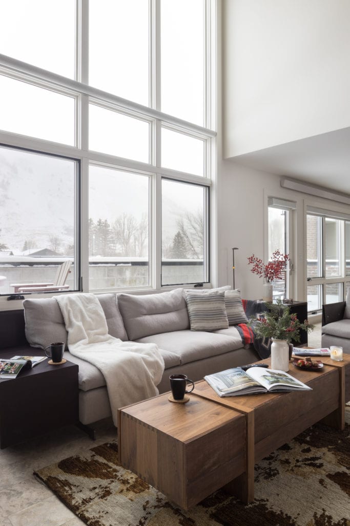 Living room full of natural light