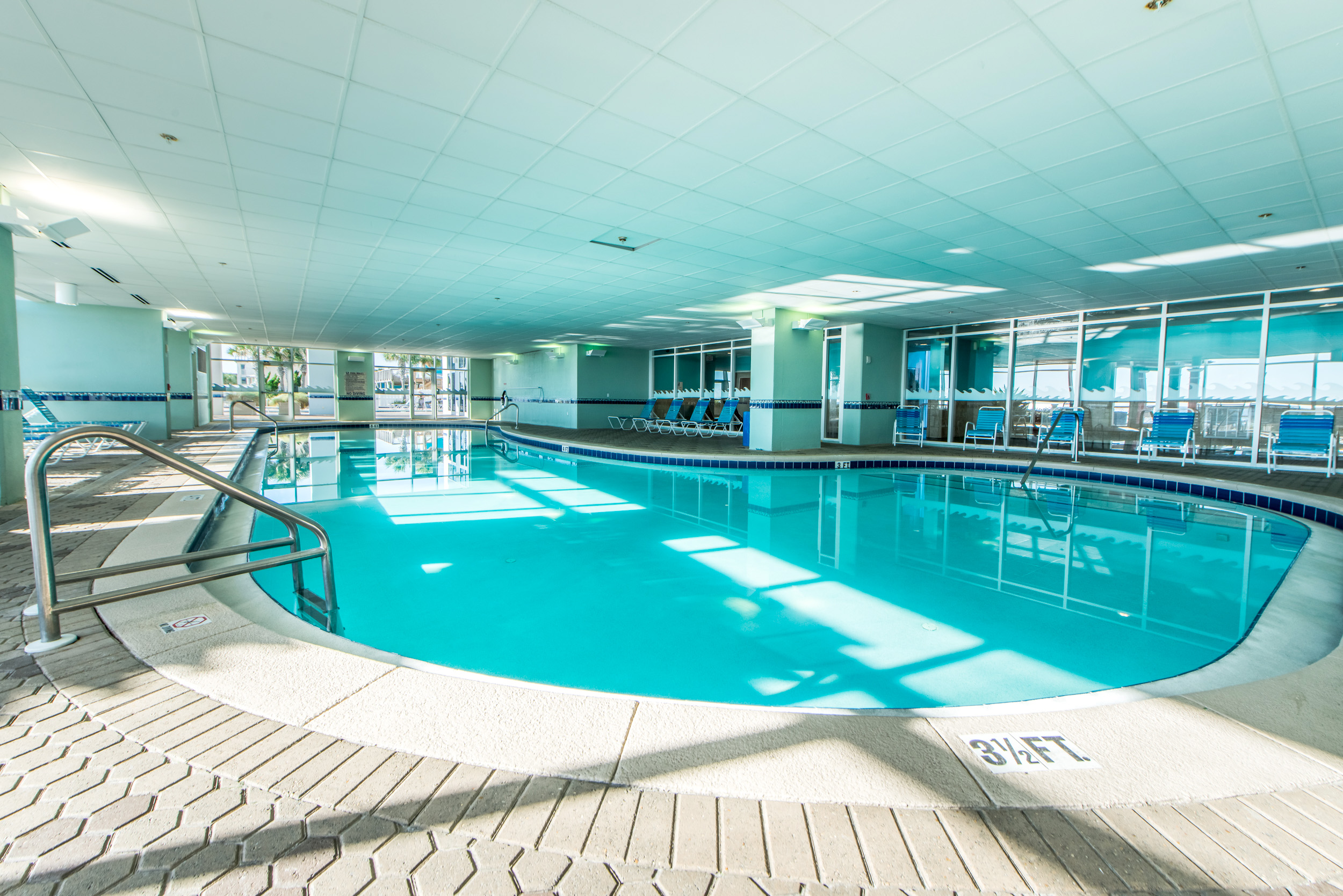 Massive indoor pool