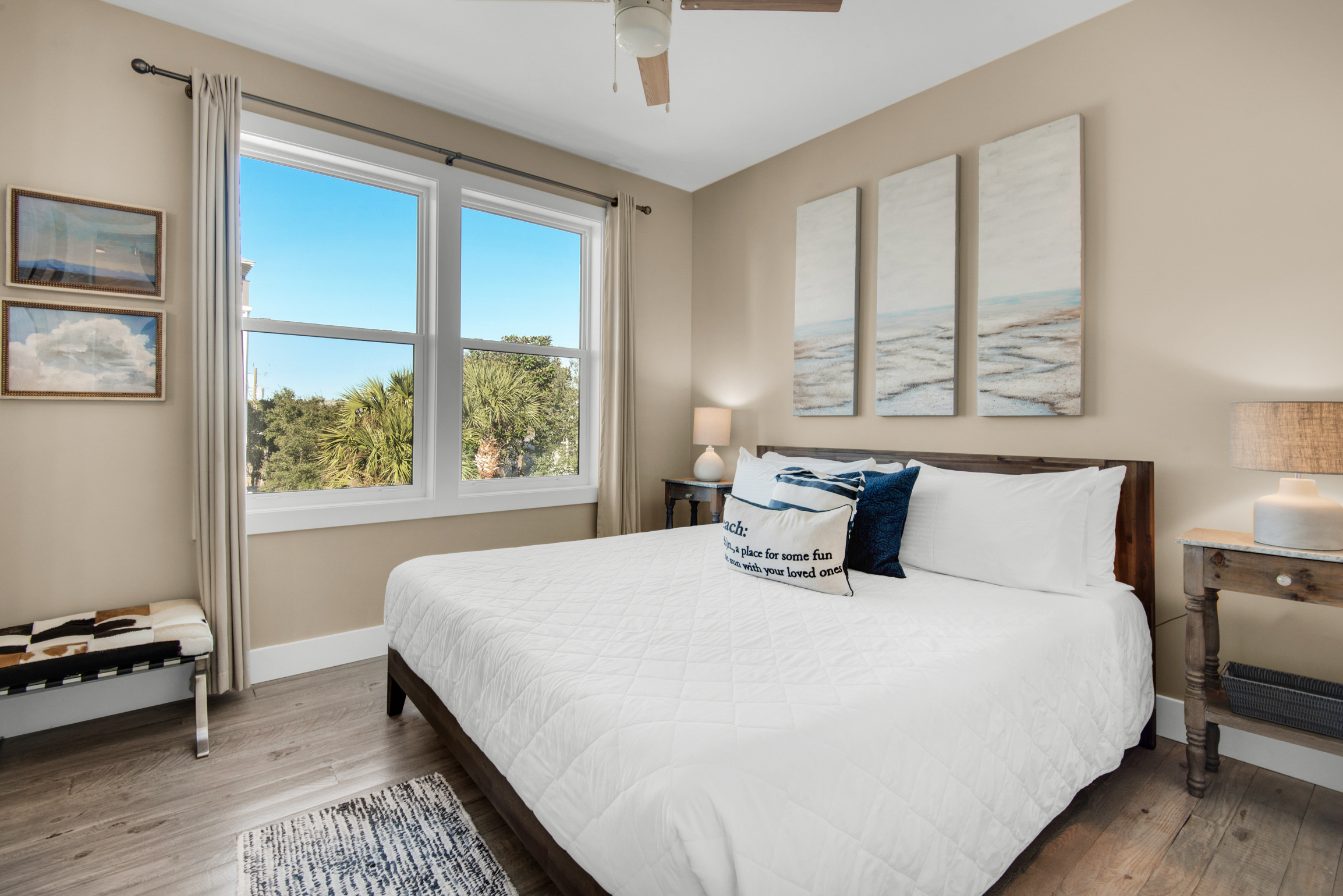 Guest bedroom with amazing views