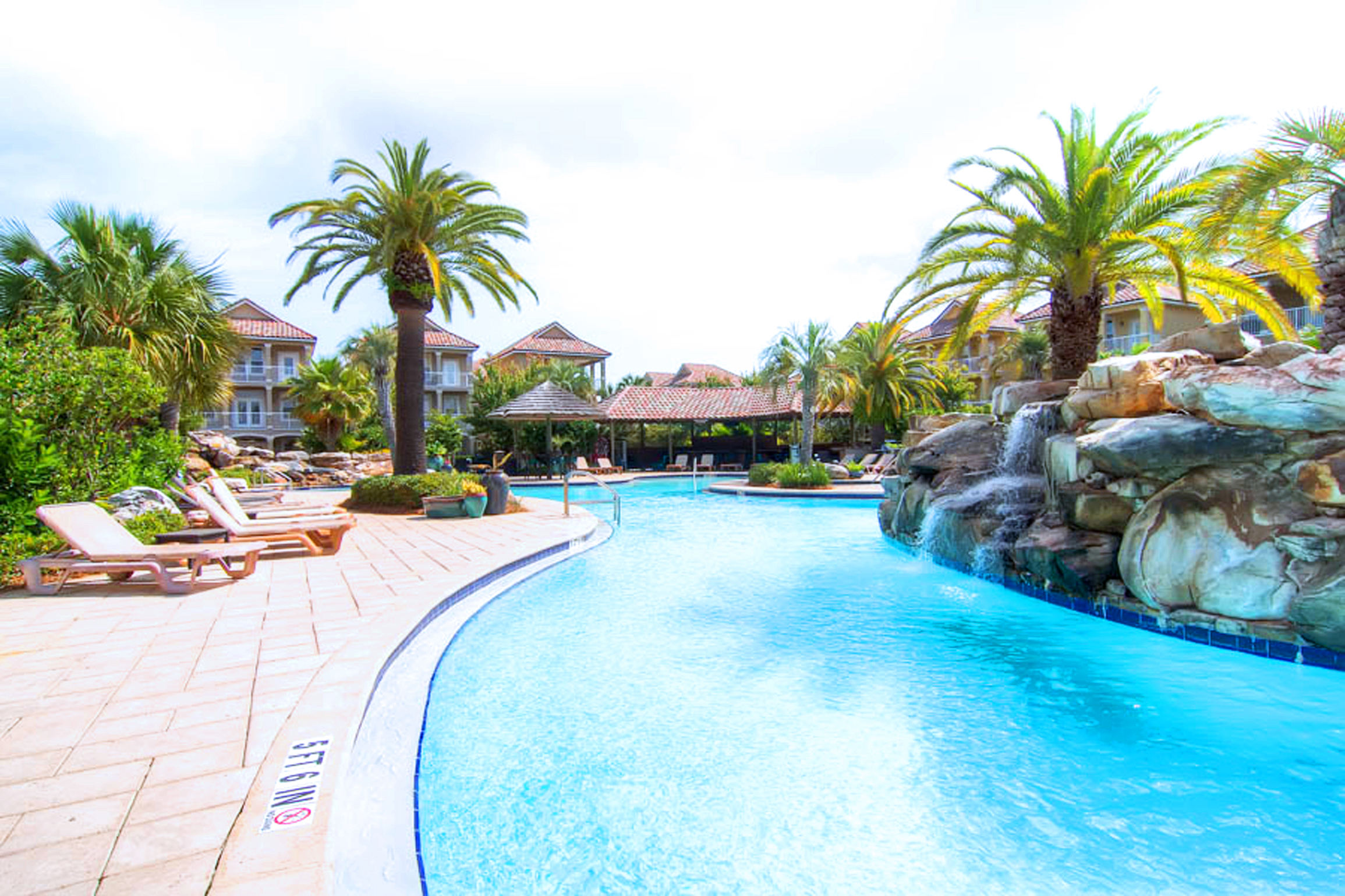 Water Features abound at the Lagoon Pool