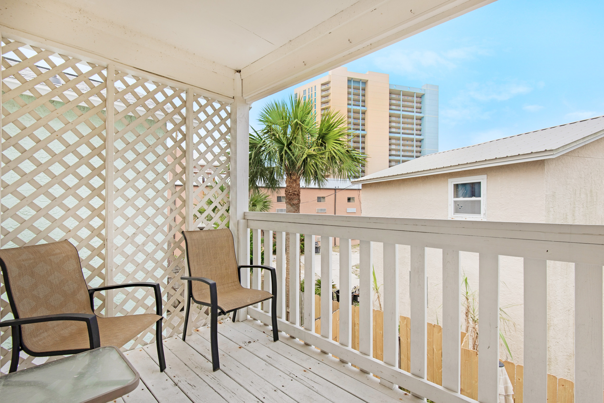Balcony access from upstairs bedroom