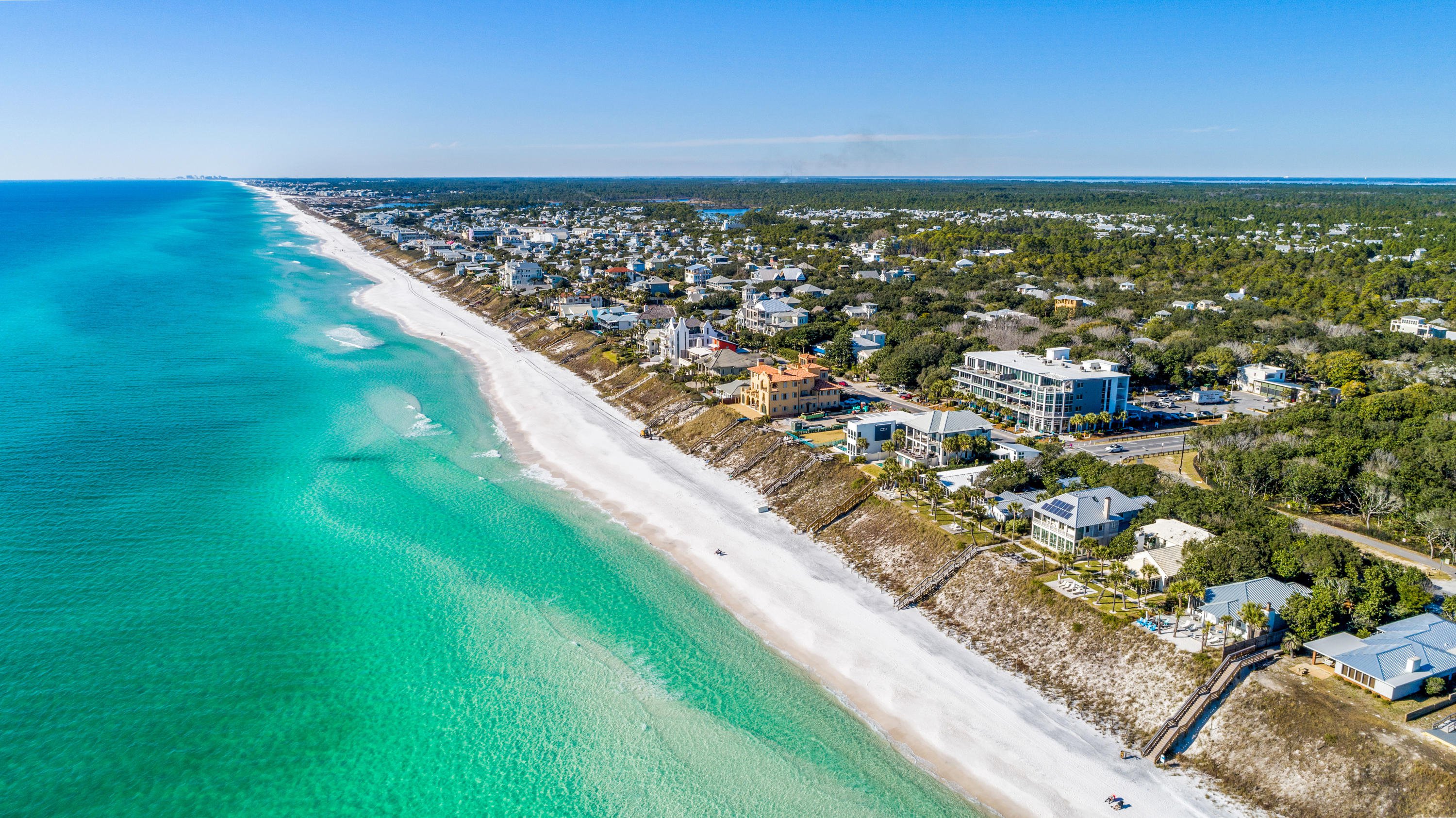Another Aerial Shot of Seagrove Beach and Viridian