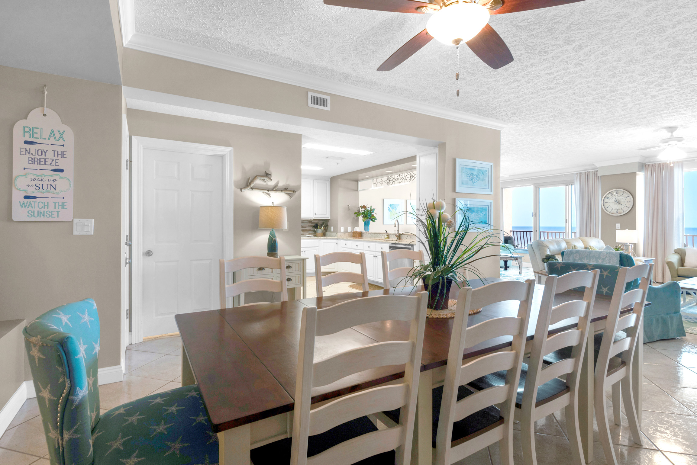 Views toward Kitchen and TWO Living Areas