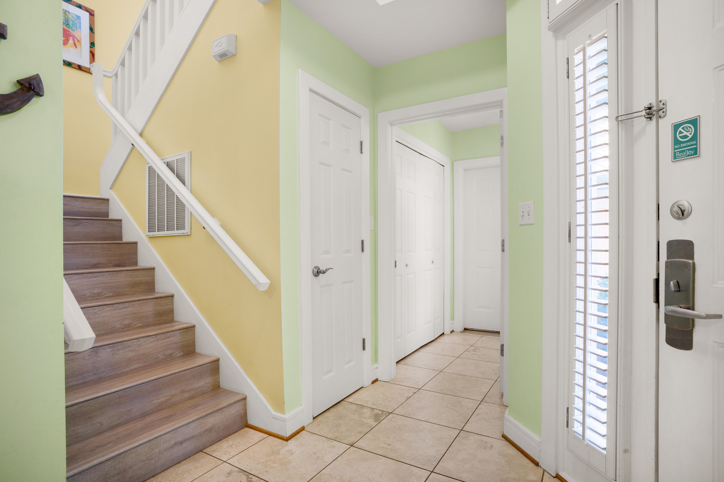Upstairs to guest room