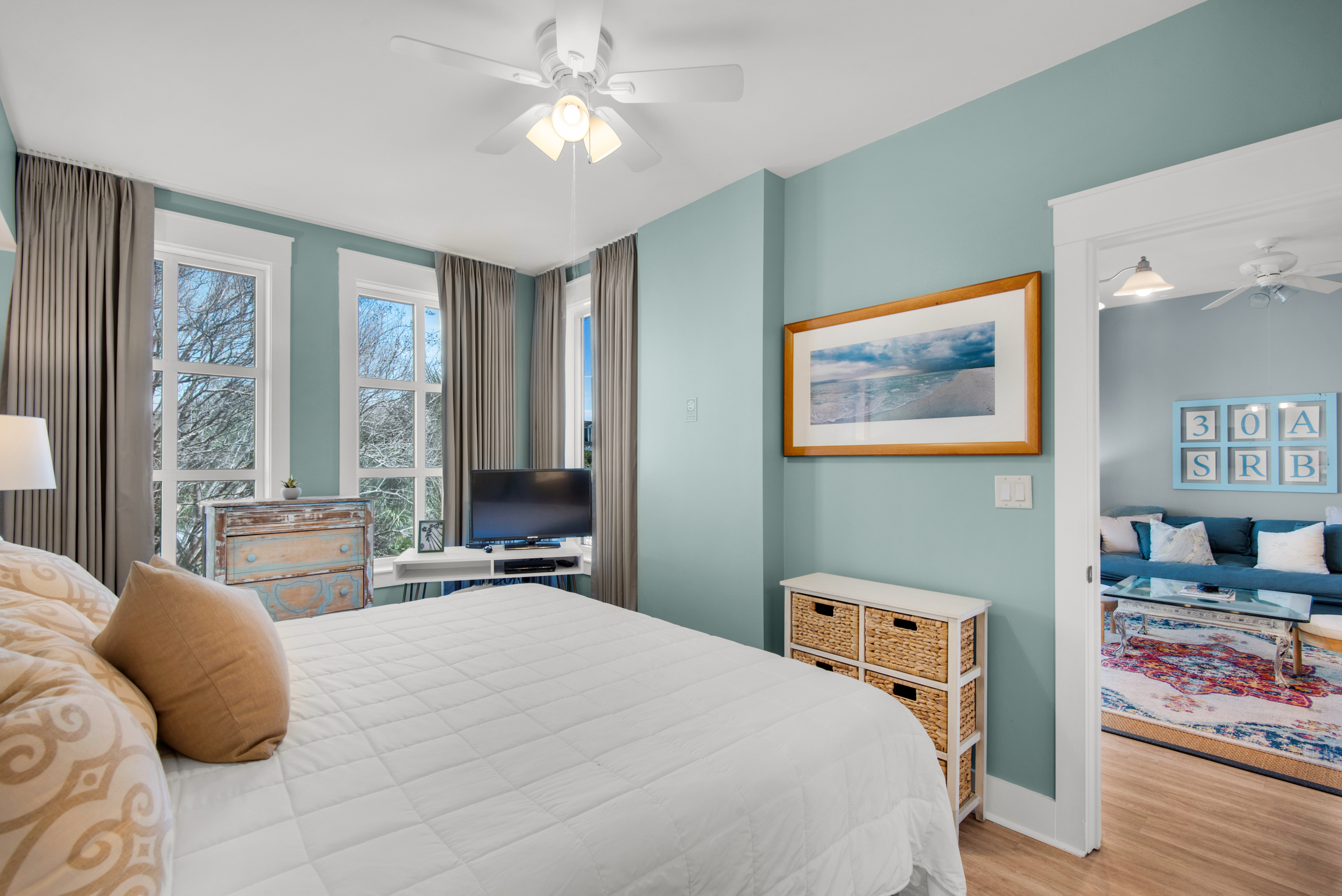 Master bedroom suite